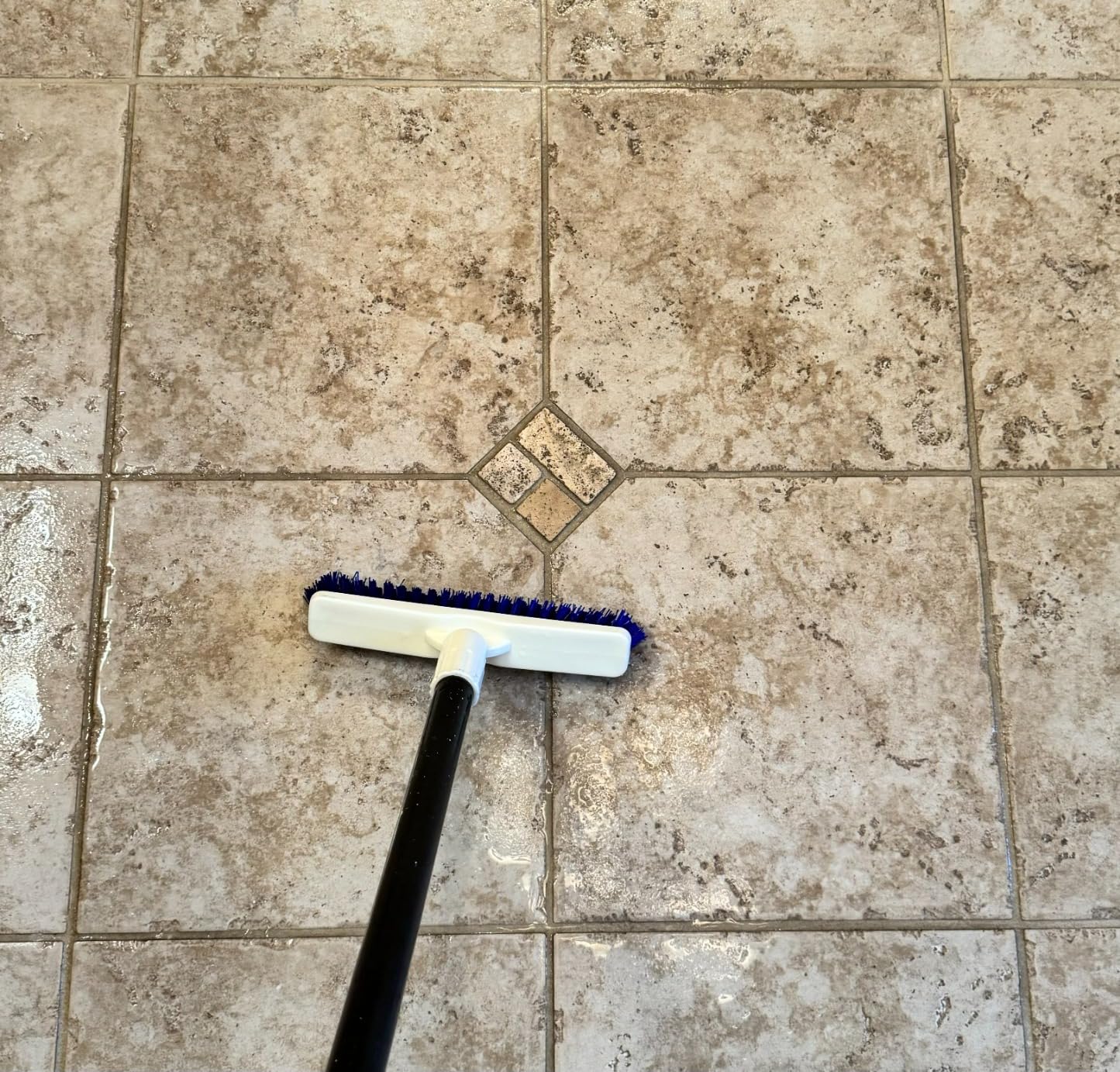 Professional Grout Cleaner – Acid-Free, Safe Deep Cleaner & Stain Remover for Tile, Ceramic, Porcelain, Marble & Colored Grout – Easy-to-Use 32oz Bottle - Customer Photo 1