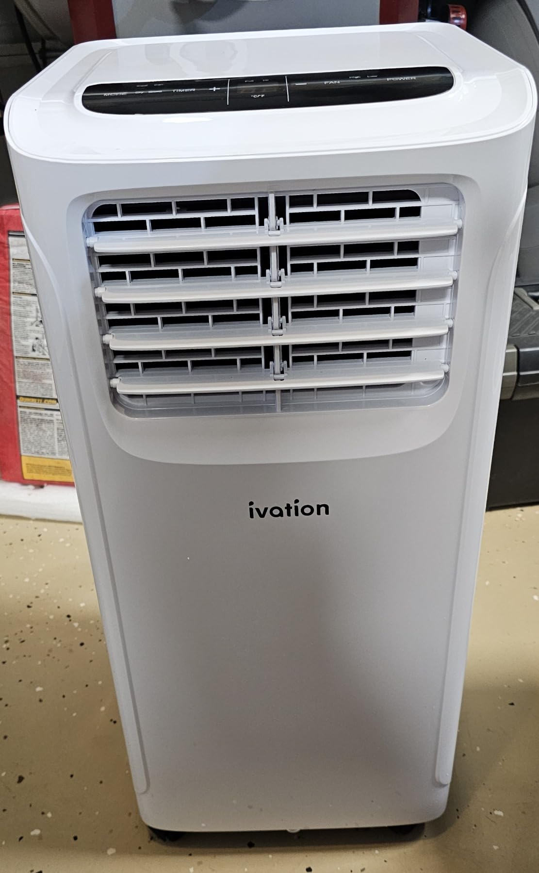 Ivation 9000 BTU Compact Portable Air Conditioner, Smallest AC Unit with Powerful Cooling, Multi-Speed Fan, Dehumidifier, Sleep Mode, Built-In Timer, Remote Control, Washable Filter, Wheels & Handle - Customer Photo 2