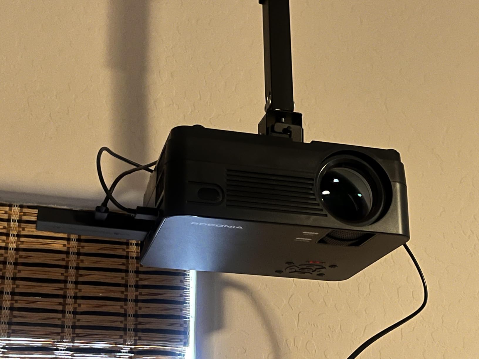 Projector with 5G WiFi and Bluetooth, Native 1080P Projector[Projector Screen Included], Full HD 18000LM Movie Projector, 100