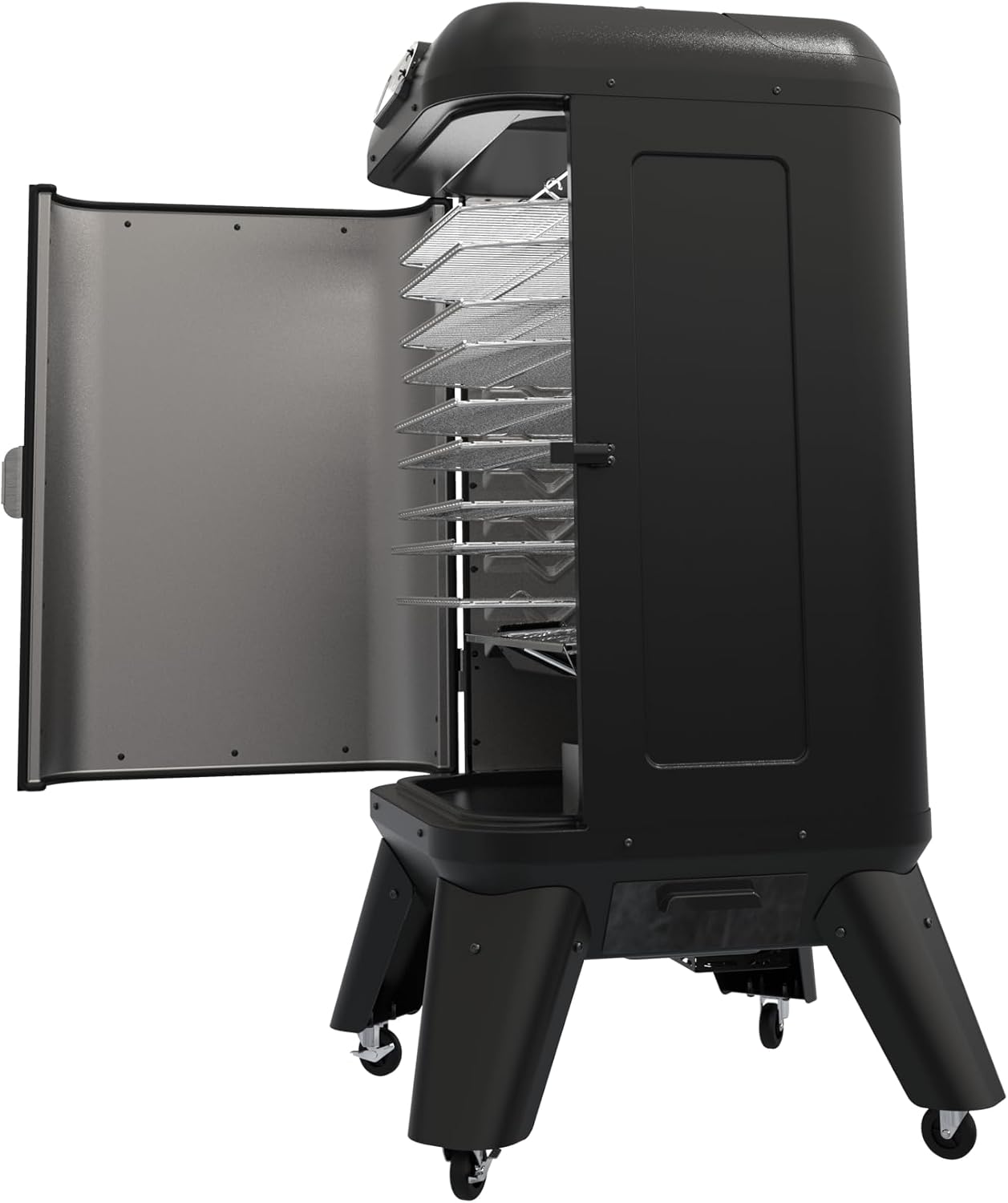 GRILLA Mammoth Vertical Smoker with Lipped Deflector, Quick Temperature Recovery, and 1,660 Square Inches Cook Space for Smoking, Outdoor Cooking, Grilling - Customer Photo 2