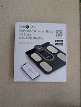 RunStar Smart Scale FSA&HSA Eligible, 8 Electrodes Digital Bathroom Scale for Body Weight and Fat, BMI, Muscle Mass 28 Body Composition Measurement, with Full-Color TFT LCD on Retractable Handle - Customer Photo 1