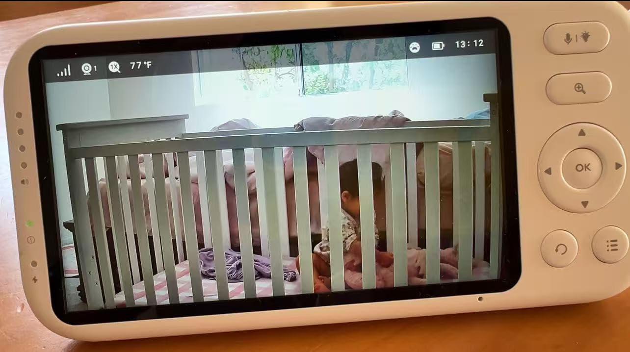 2K Video Baby Monitor with Camera and Audio, Long Range Baby Monitor No WiFi 5.5