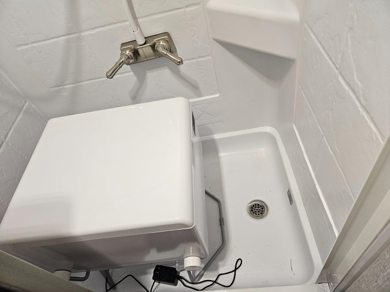 Dry Flush Toilet – Waterless, Odorless, Self-Contained | Rechargeable Portable Toilet for RVs, Van, Boat, Tiny House, Off-Grid | Easier to Use Than Composting or Incinerator Toilets - Customer Photo 2