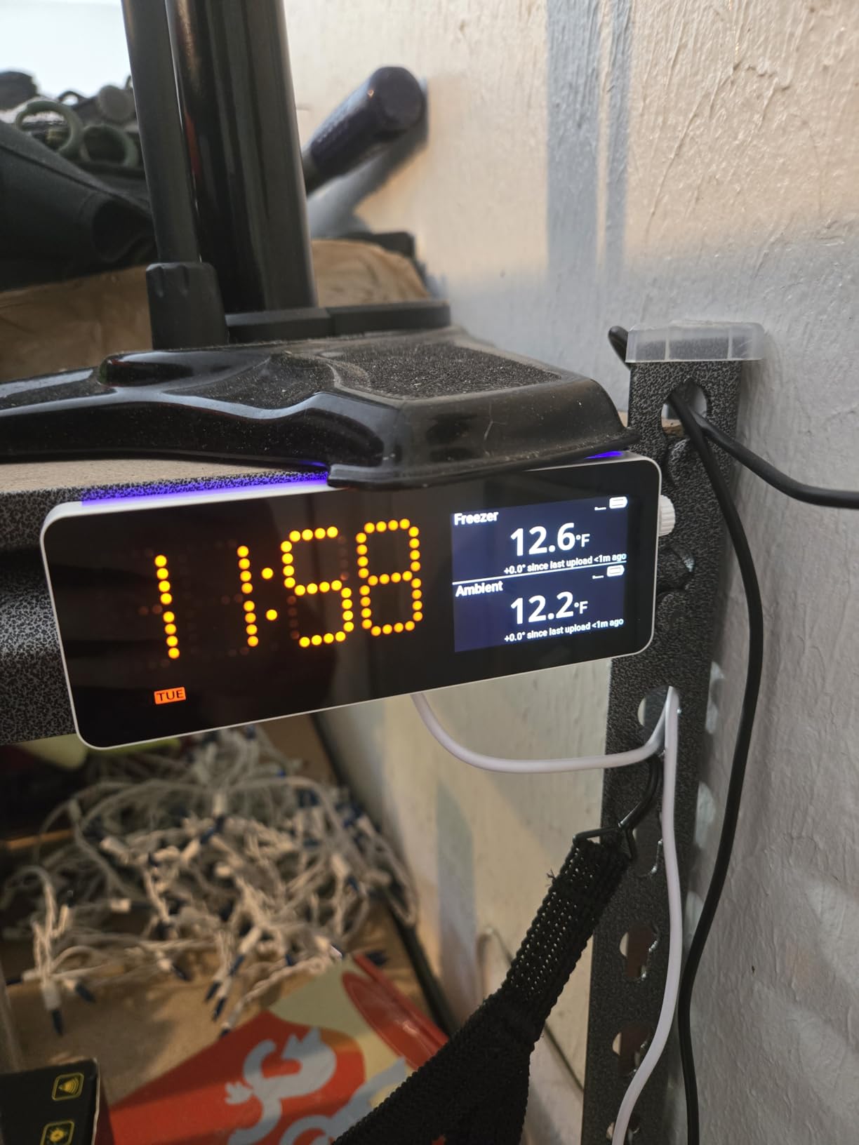 BLACK+DECKER 16 Cu. Ft. French Door Refrigerator with Built-in Ice Maker, Full Size Refrigerator with Bottom Mount Freezer Drawer, Frost Free, ENERGY STAR certified, BRF1600GIMB, Black - Customer Photo 2