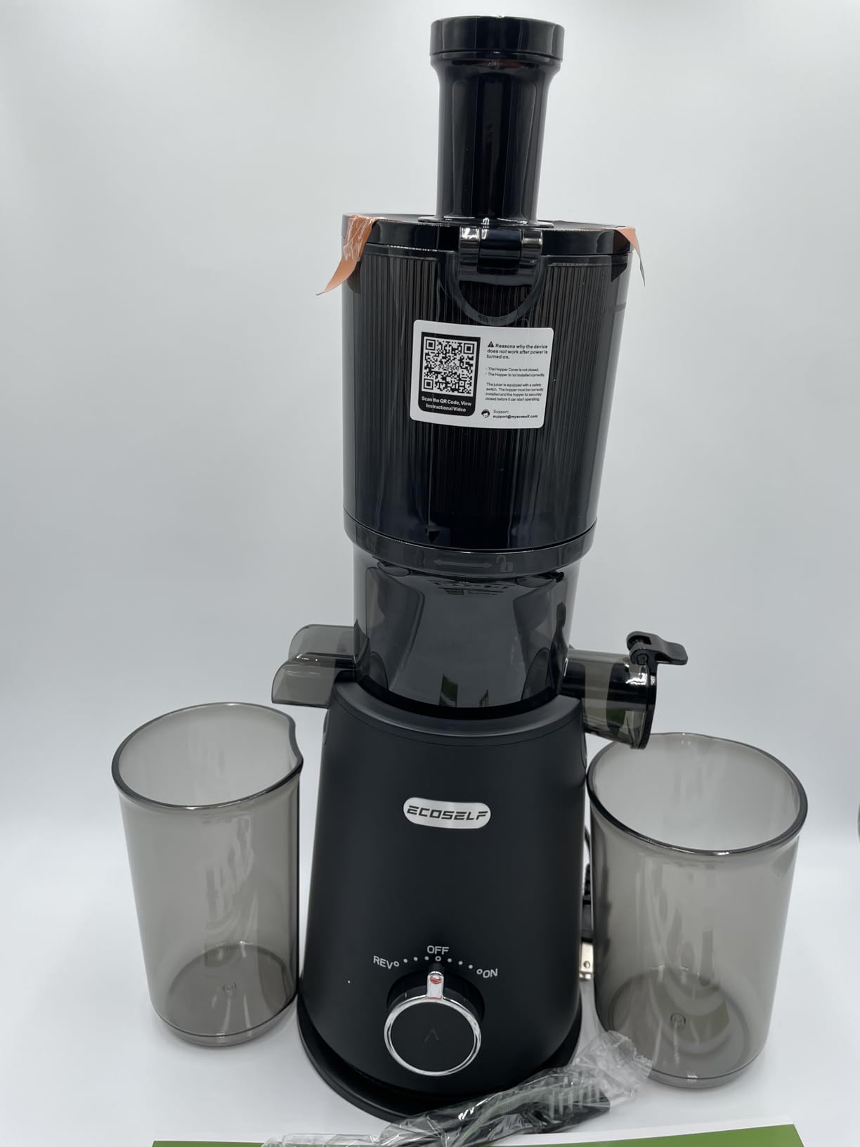 Juicer Machines with Large Feed Chute, Professional Hands Free Cold Press Juicer For Whole Fruits & Vegetables, Self Feeding for Juice Extractor Machine, Easy to Clean - Customer Photo 2
