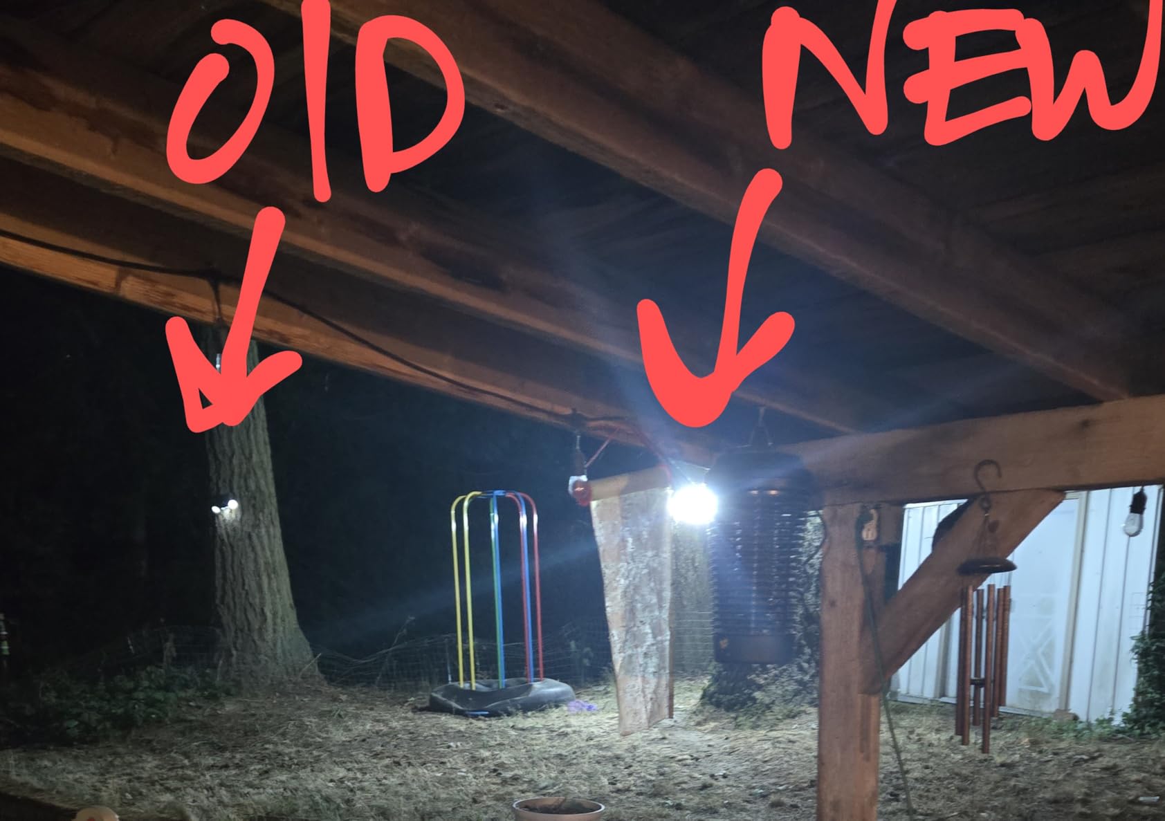2500LM Solar Lights Outdoor with Motion Sensor,3 Head 270° Wide Angle Street Area Lights, IP65 Waterproof Security Lighting with 3 Modes(Non-Remote,2 Pcs) - Customer Photo 1