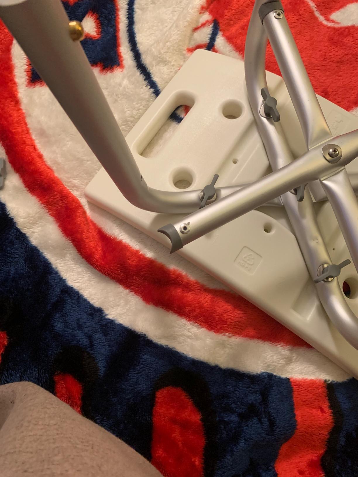 Dr.Kays Shower Chair for Inside Bathroom 350 lbs Shower Stool with Adjustable Height, Portable Heavy-Duty Bath Bench Padded Seat for Inside Tub Bathroom Chair for Elderly and Disabled FSA/HSA Eligible - Customer Photo 2
