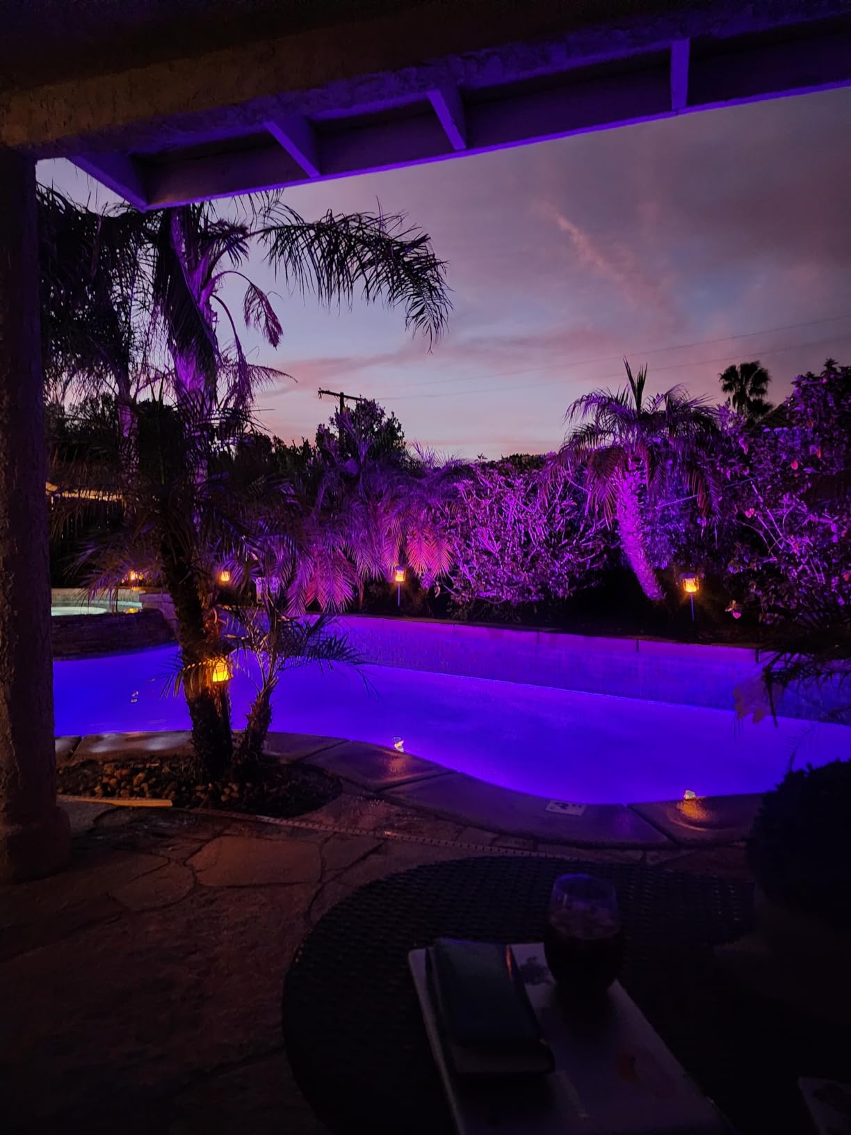 Pool Lights for Inground Pool, 60W 10 Inch LED Inground Pool Light with Controller, Remote and APP Control for Wet Niche, Color Changing Underwater Swimming Pool Lights with 100 Foot Cord - Customer Photo 1