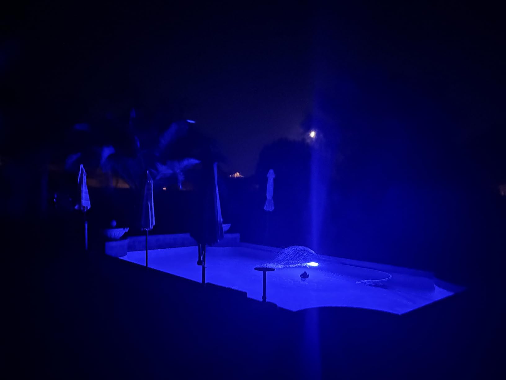 Pool Lights for Inground Pool, 60W 10 Inch LED Inground Pool Light with Controller, Remote and APP Control for Wet Niche, Color Changing Underwater Swimming Pool Lights with 100 Foot Cord - Customer Photo 2