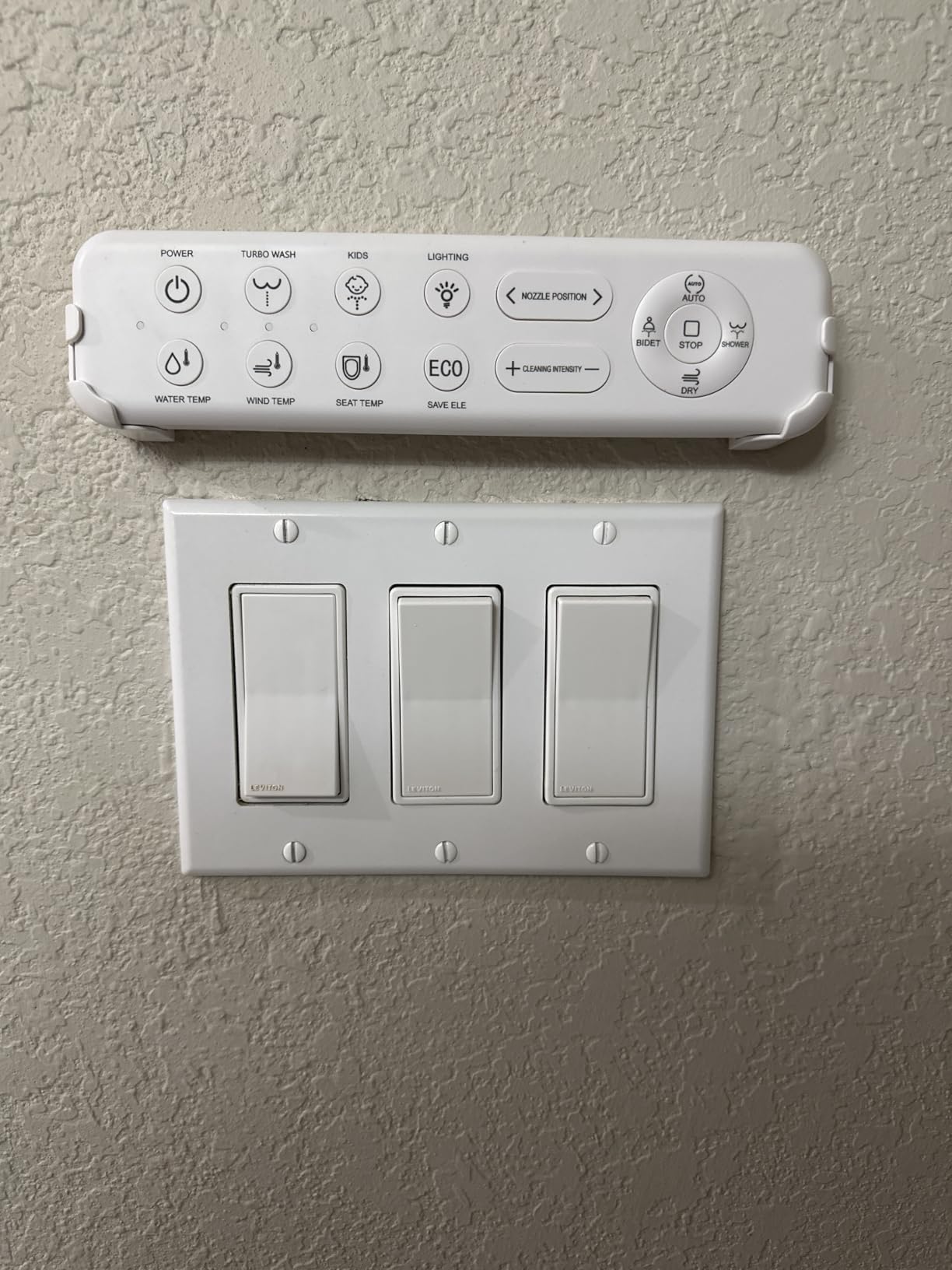 Electric Bidet Toilet Seat, Elongated V-shaped Heated Bidet with Dryer and Warm Water, Rear and Front Washing, Self-Clean Nozzle,Soft Close Toilet Seat with Remote Control, LED light and Deodorization - Customer Photo 1