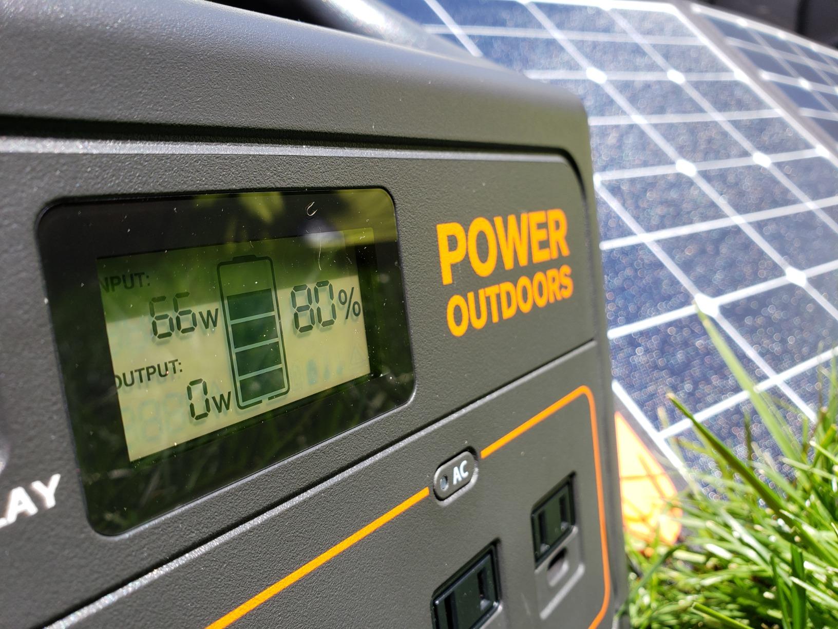 Jackery SolarSaga 100W Bifacial Portable Solar Panel for Explorer 240/300/500/1000/1500 Power Stations, Foldable Solar Cell Solar Charger with USB Outputs for Phones, Rooftops, Outdoor Camping and RVs - Customer Photo 1