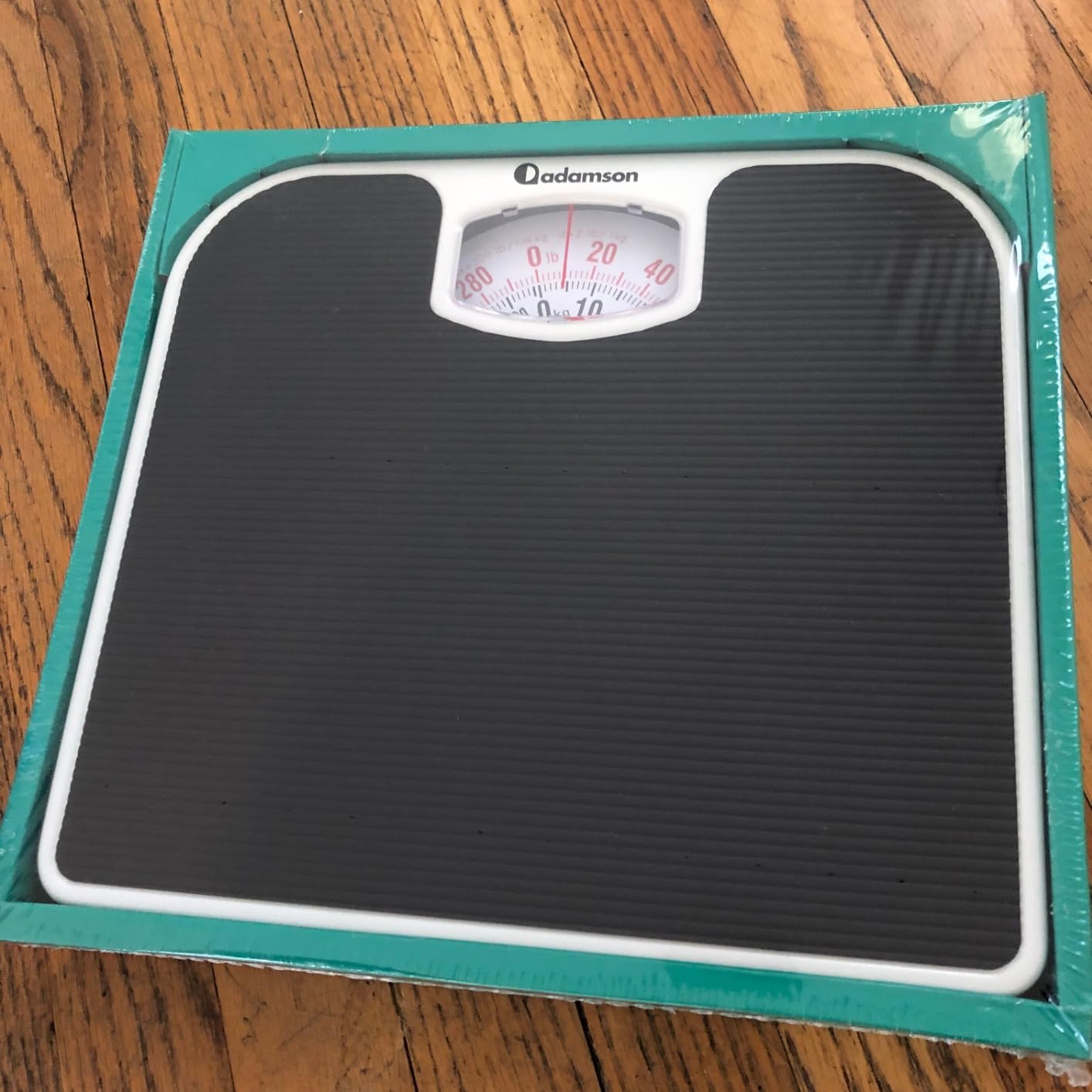 Adamson A21 Analog Scales for Body Weight - Up to 300 LB - New 2024 - Anti-Skid Rubber Surface + Large Numbers - Analog Bathroom Scale - Affordable - Durable with 20-Year Warranty - Black - Customer Photo 1