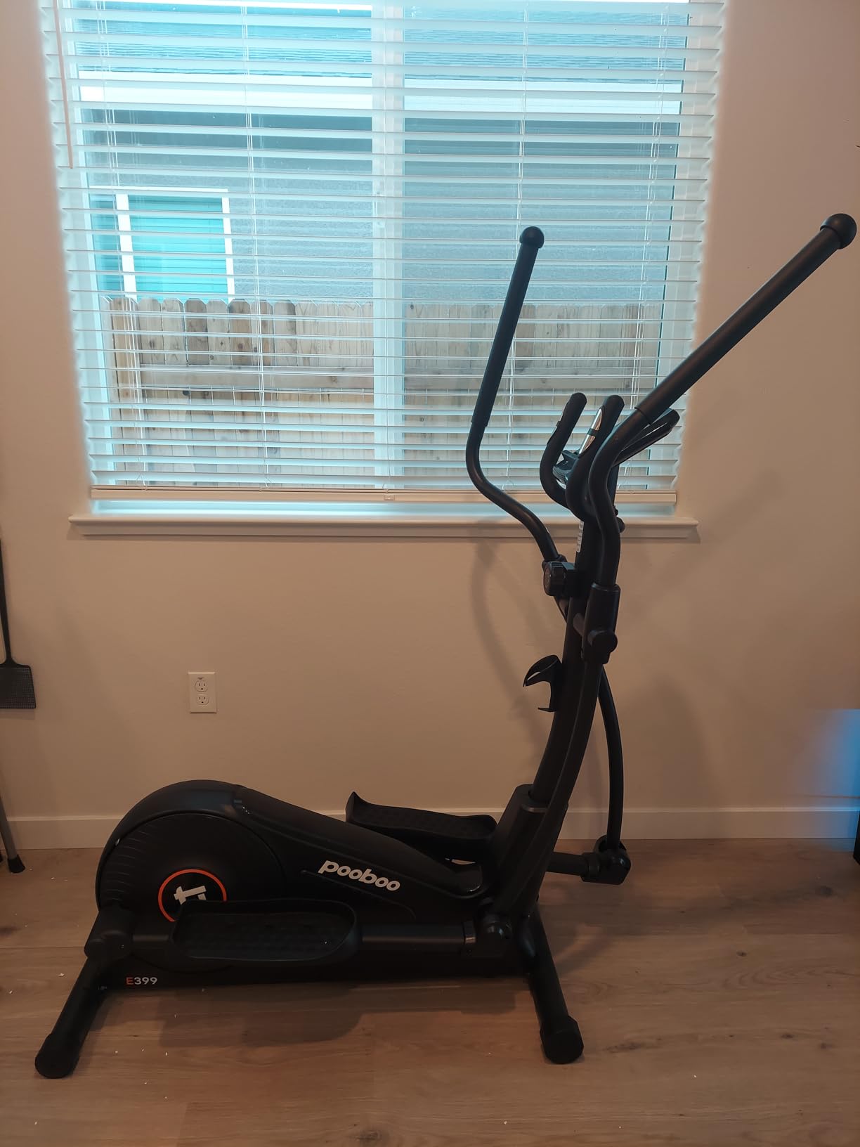 pooboo Elliptical Machine, Elliptical Exercise Machine with 16-Level Resistance&Hyper-Quiet Magnetic Driving System, Elliptical Machine for Home - Customer Photo 1