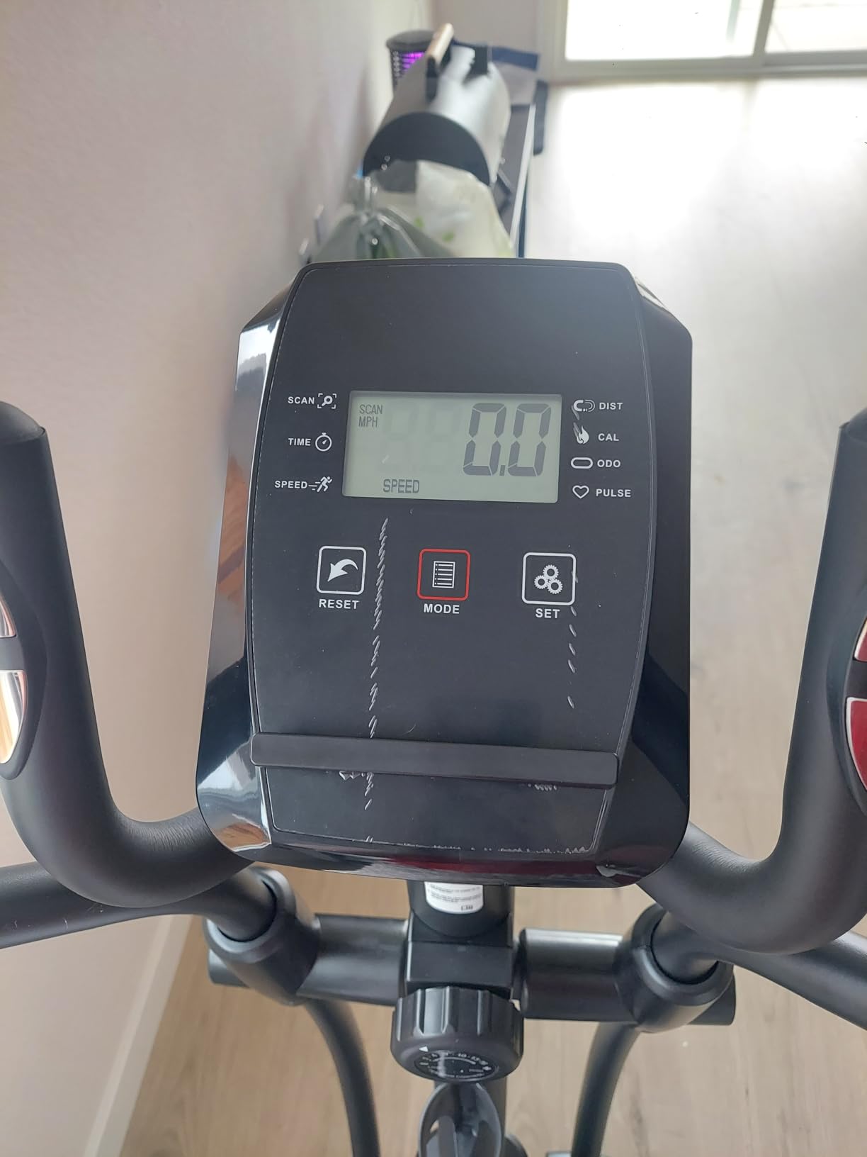 pooboo Elliptical Machine, Elliptical Exercise Machine with 16-Level Resistance&Hyper-Quiet Magnetic Driving System, Elliptical Machine for Home with LCD Monitor&15.5IN Stride, 350LBS Weight Capacity - Customer Photo 2