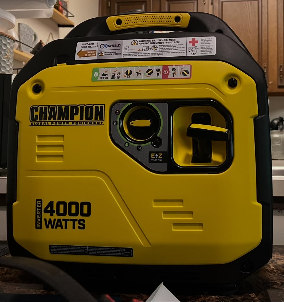 Champion Power Equipment 4000-Watt RV Ready Portable Inverter Generator with Quiet Technology and CO Shield - Customer Photo 2