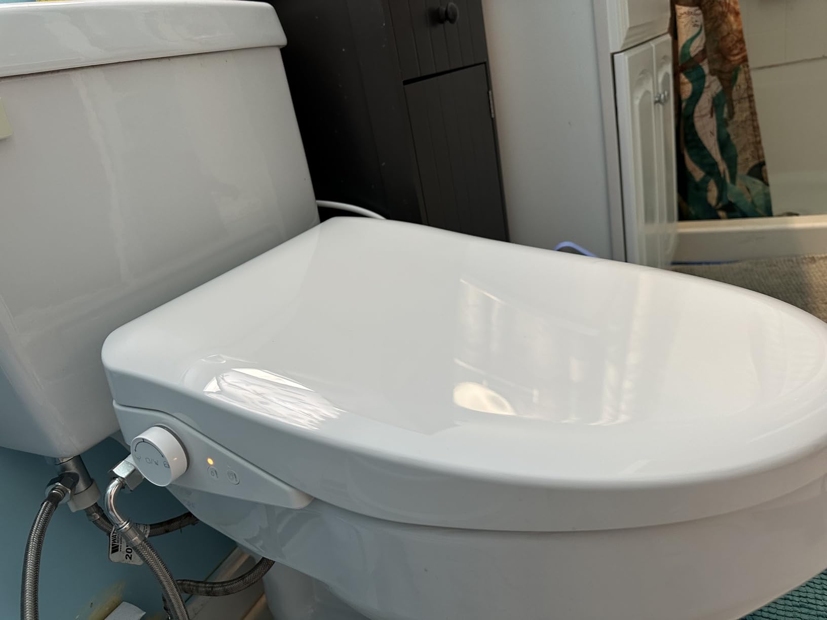 FVZ Bidet Toilet Seat Elongated Smart Heated Toilet Seat with Warm Water & Dryer, Feminine & Child Wash, Self-Clean Stainless Steel Nozzle - Customer Photo 2