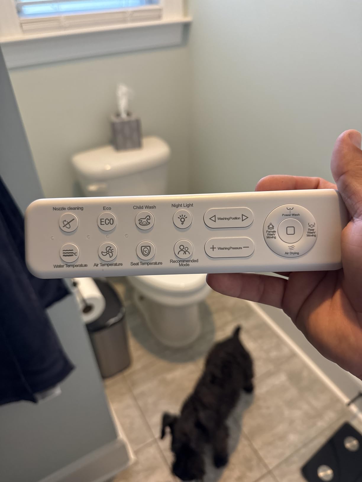FVZ Bidet Toilet Seat Elongated Smart Heated Toilet Seat with Warm Water & Dryer, Feminine & Child Wash, Self-Clean Stainless Steel Nozzle, Adjustable Water Pressure, Slow Close Lid - Customer Photo 2