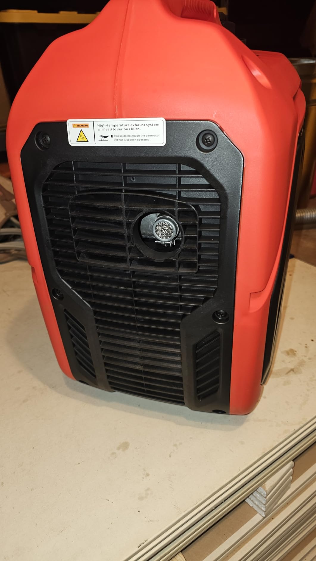 ERAYAK 4500W Portable Inverter Generator for Home Use, Super Quiet Small Generator for Camping Outdoor Emergency Power Backup, Gas Powered Engine, ECO Mode, EPA Compliant - Customer Photo 3