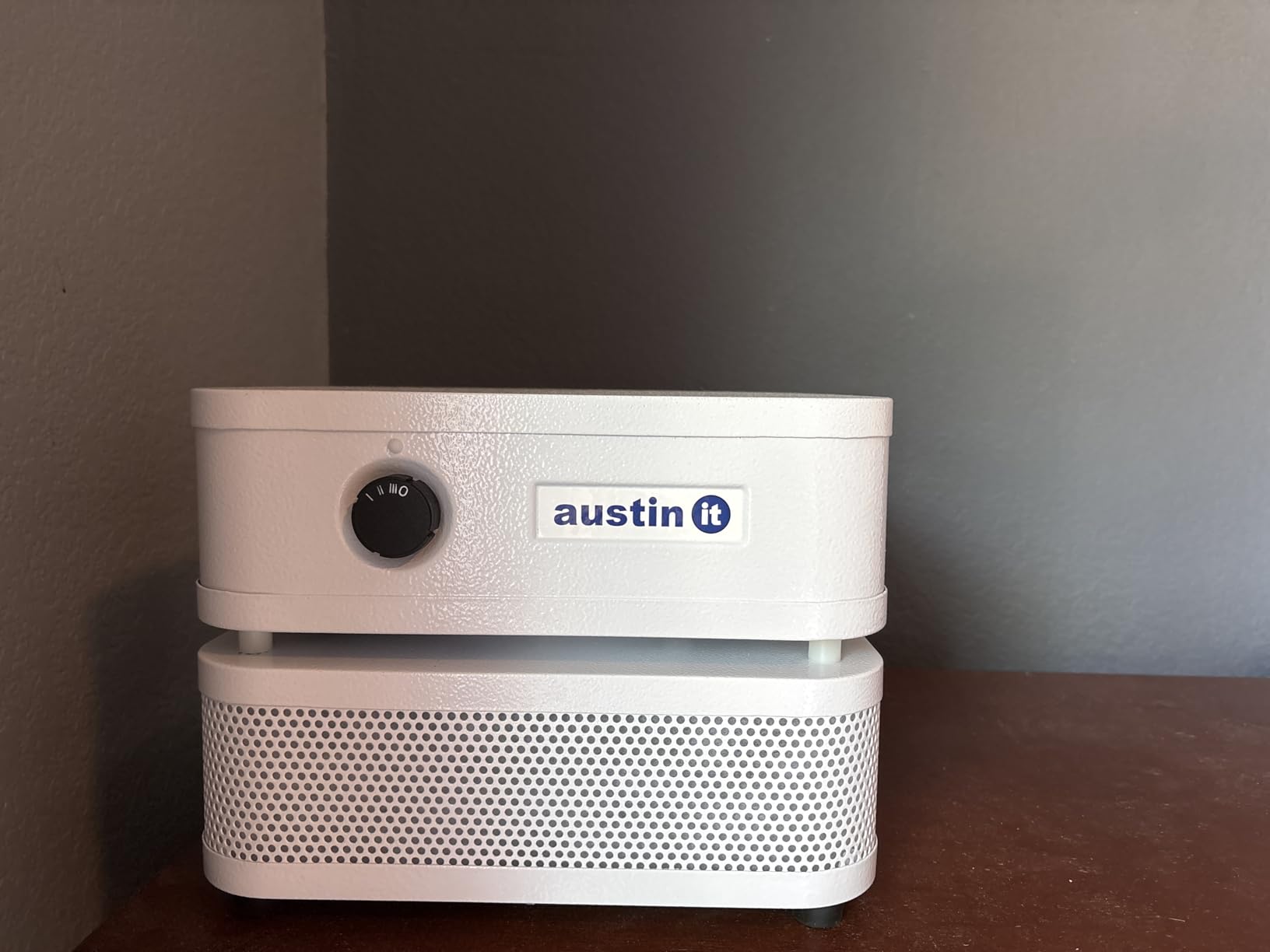 Austin Air it Room Air Purifier with VOC Carbon Wrap Air Filters - Personal Air Filter Single Room Air Purifiers - Portable Allergy Purifier - Stylish Tabletop Purifier for Dust, Model C100CC1 - Customer Photo 1