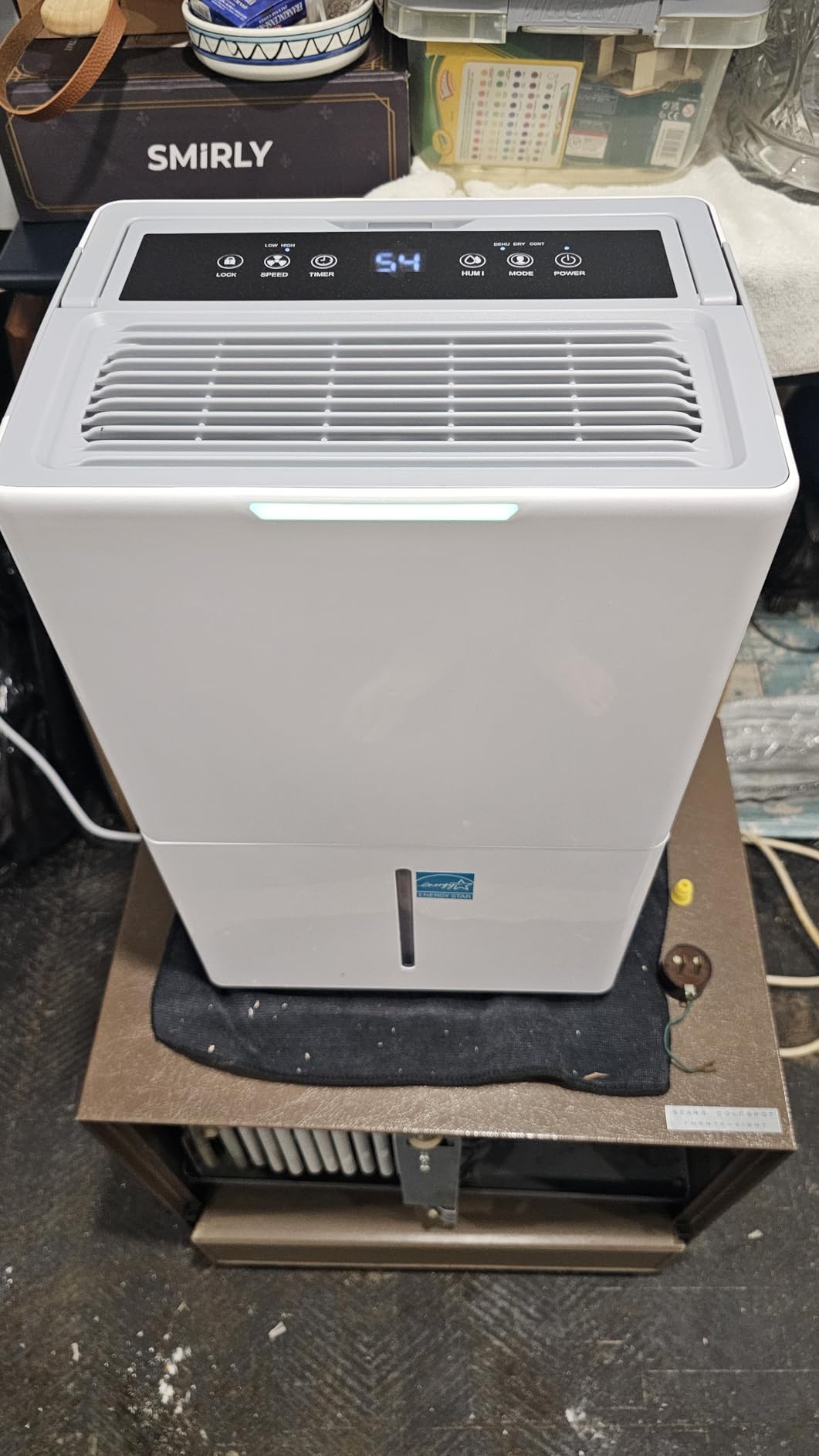 4000 sq.ft Dehumidifier for Basement, 45 Pint Dehumidifiers for Home with Drain Hose, WPSOERT Smart Compressor Dehumidifies for Large Room, Bedroom, 3 Modes, Intelligent Humidity Control, Auto Defrost - Customer Photo 2