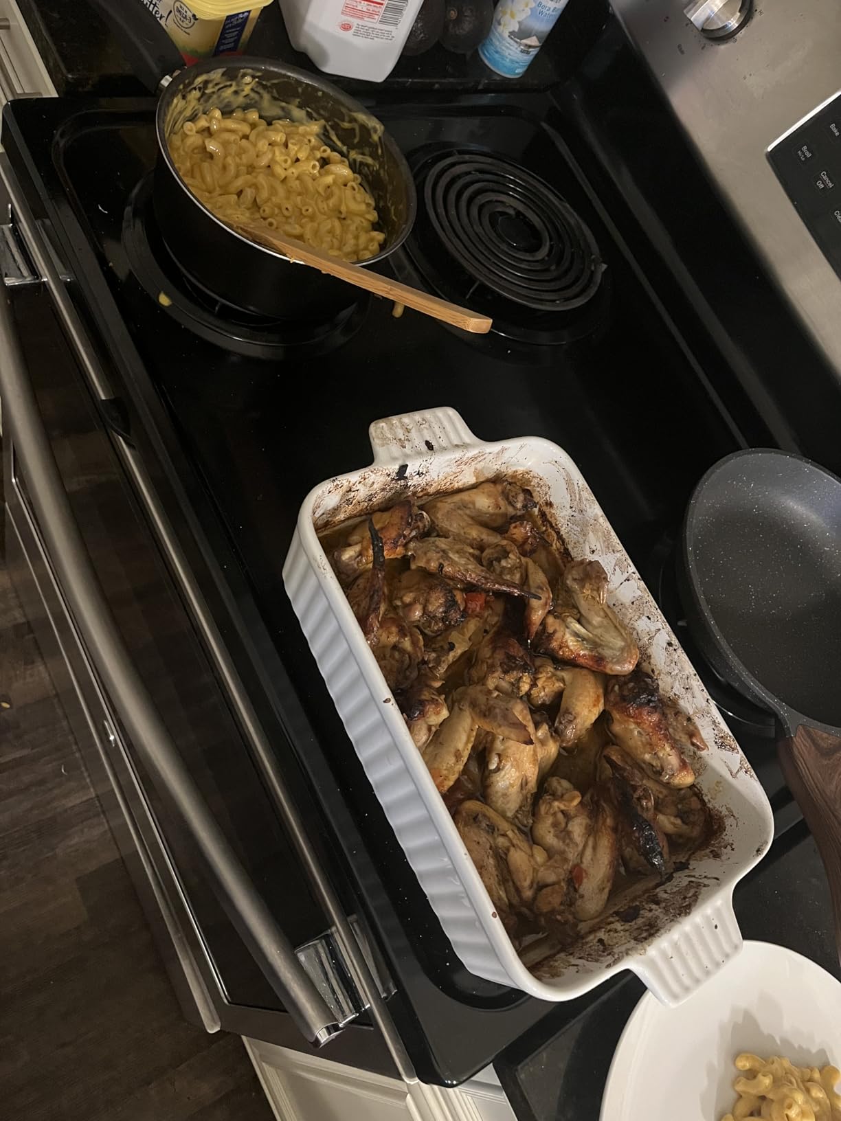 MALACASA 4.4 QT Baking Dish, 9x13 Large Casserole Dish for Oven, Ceramic Baking Pan, Rectangular Lasagna Pan Deep with Handles for Baking, Durable Microwave Oven Safe, Wedding Gift,White, Series BAKE-BAKE - Customer Photo 1