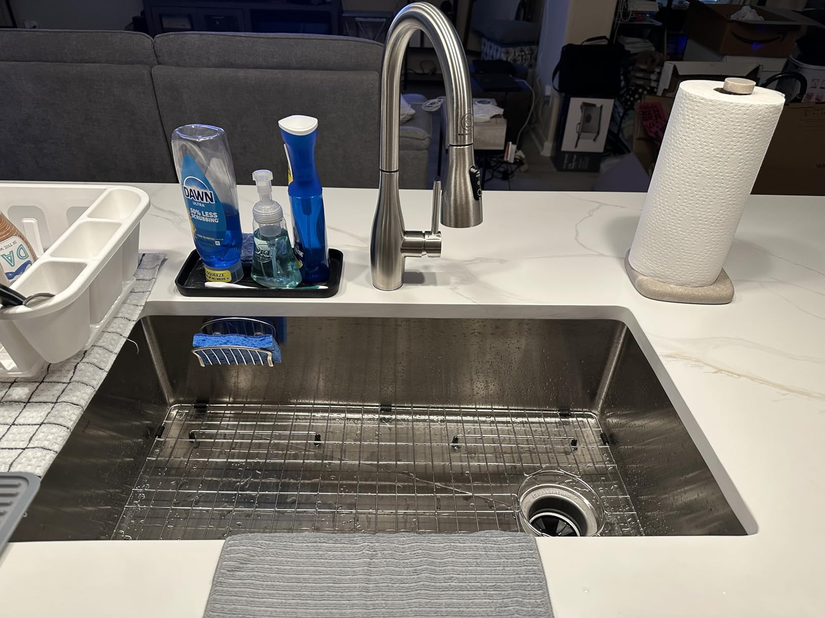 KRAUS Fairlane 25-inch Undermount Single Bowl 18-Gauge Stainless Steel Kitchen Sink, KHU641-25 - Customer Photo 2