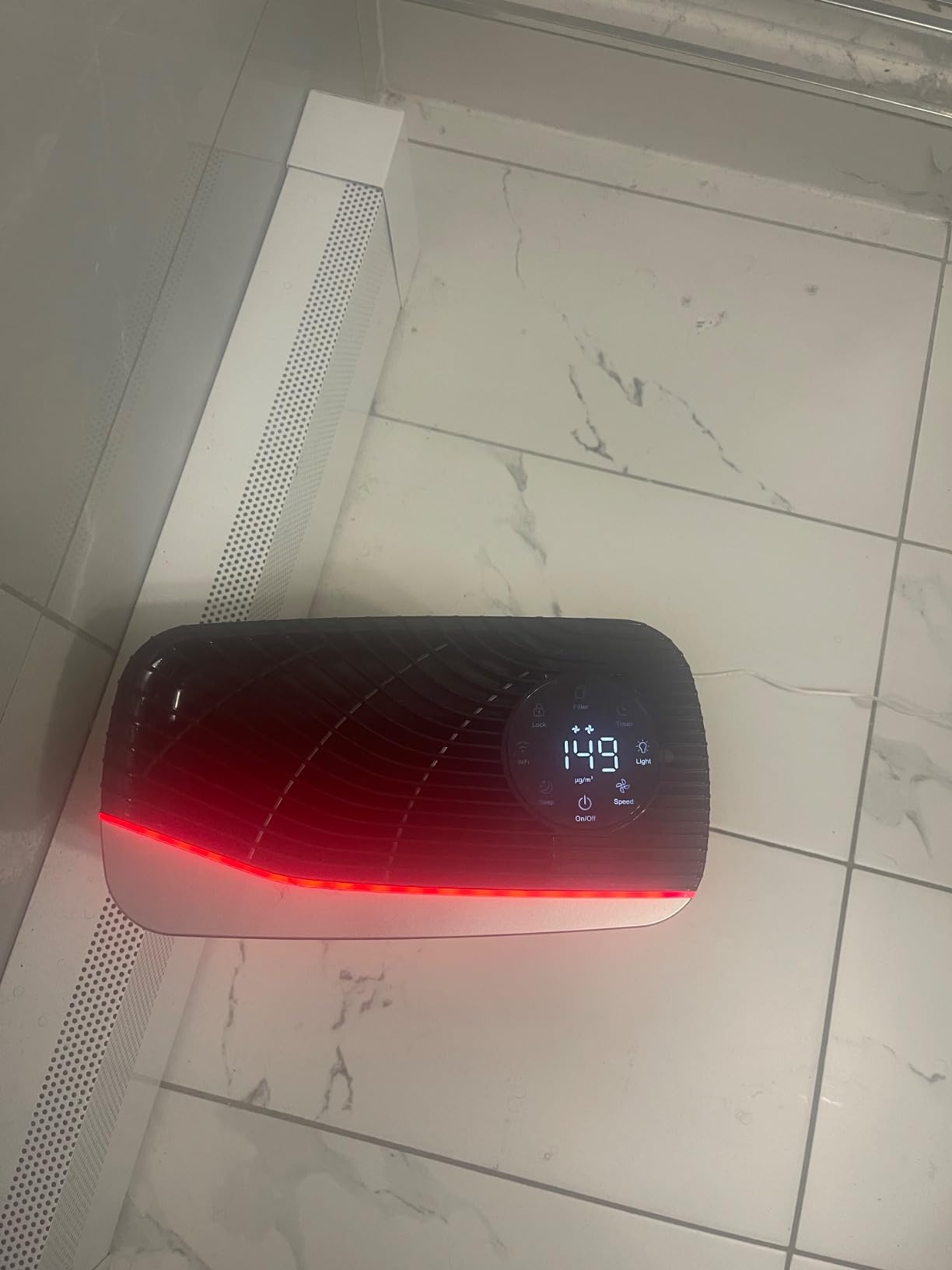 Smart WiFi HEPA Air Purifier for Home Large Room up to 1226 Ft², PM2.5 Display, Auto Mode & 20dB Sleep, Alexa App Control, Quiet Cleaner for Pets, Smoke, Dust, Allergies customer photo 1