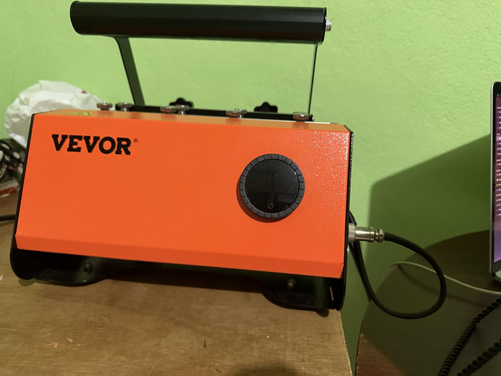VEVOR Tumbler Heat Press Machine, 11-30oz Mug Press, Heat Up Fast and Even, Tumbler Press with Sublimation Paper, Tape and Gloves, Temp and Time Setting, for Sublimation Tumblers, Cups, Mugs, Black - Customer Photo 1