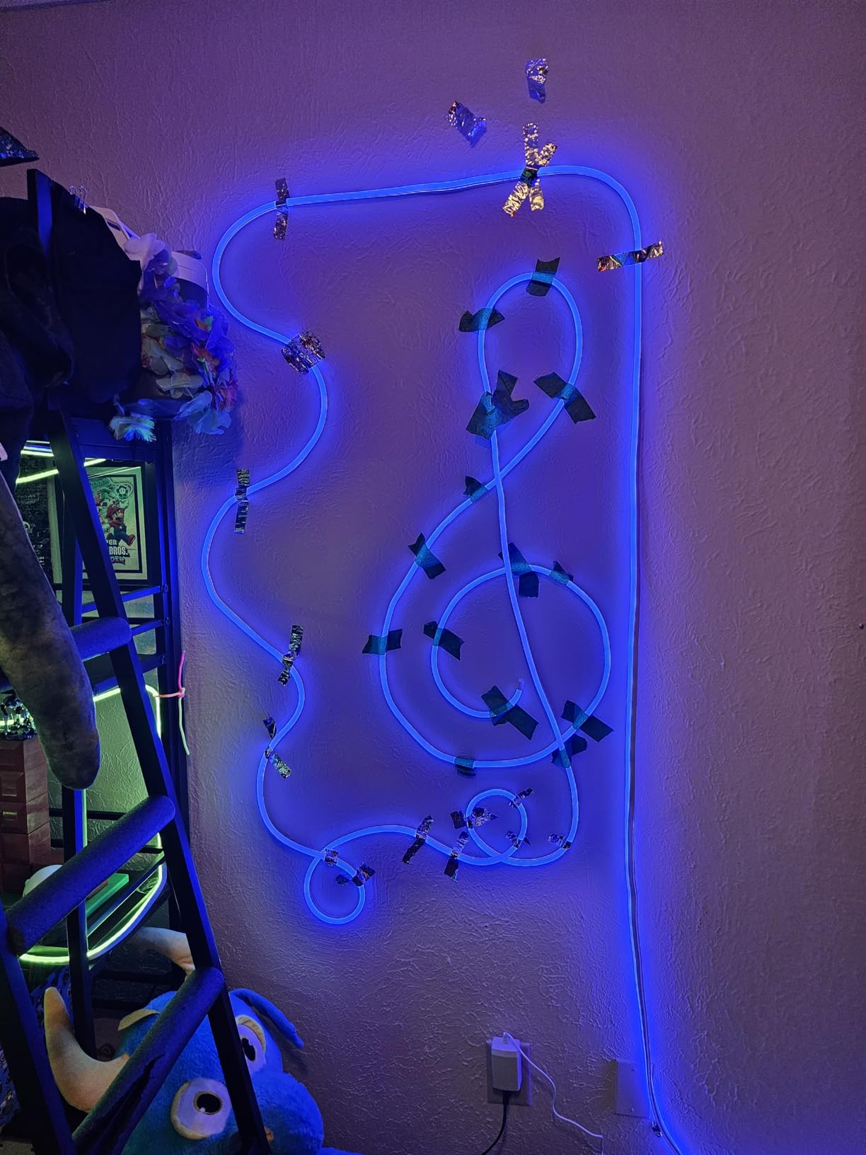Lepro N1 AI Smart RGB Rope Lights for Christmas Decorations, LLM AI Generated Lighting, LightBeats Music Sync, Color Segment DIY, Voice Control Via App, 32.8ft Wi-Fi & Bluetooth LED Strip Lights - Customer Photo 1