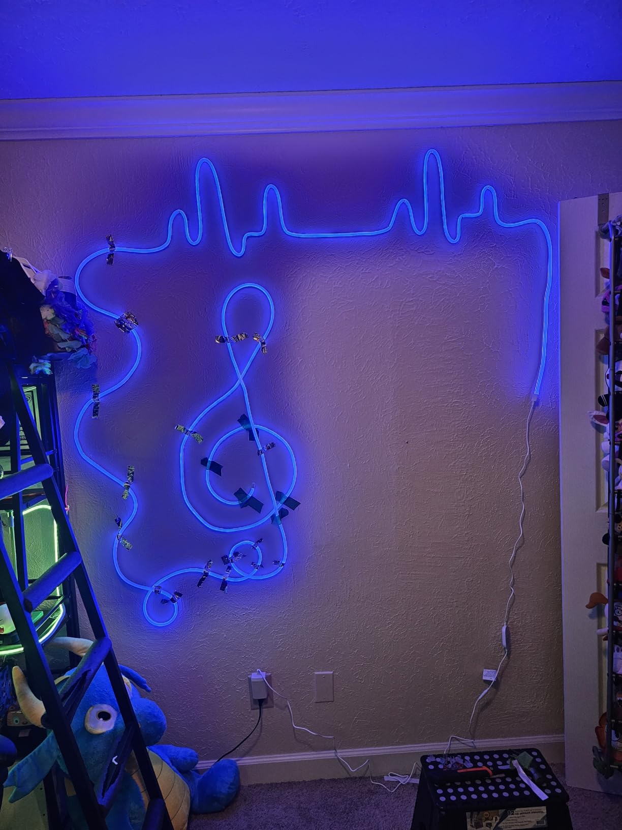 Lepro N1 AI Smart RGB Rope Lights for Christmas Decorations, LLM AI Generated Lighting, LightBeats Music Sync, Color Segment DIY, Voice Control Via App, 32.8ft Wi-Fi & Bluetooth LED Strip Lights - Customer Photo 2