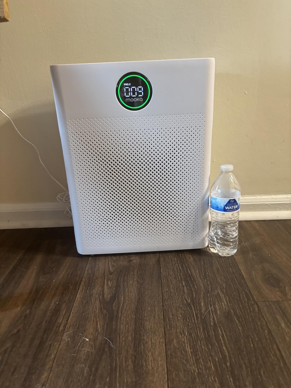 Air Purifiers for Home Large Room up to 2200sq.ft, MOOKA Air purifier for Home Pets with Washable Filter, PM 2.5 Display Air Quality Sensor Air Cleaner for Bedroom, Dorm room, Pets, Office, PR1 - Customer Photo 1
