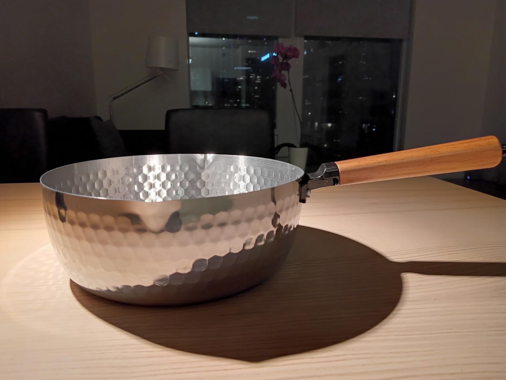 Yukihira Saucepan,Yukihira Pot, 2.2 Quart Stainless Steel Saucepan Pan Japanese Milk Pot with Wood Handle - Customer Photo 1