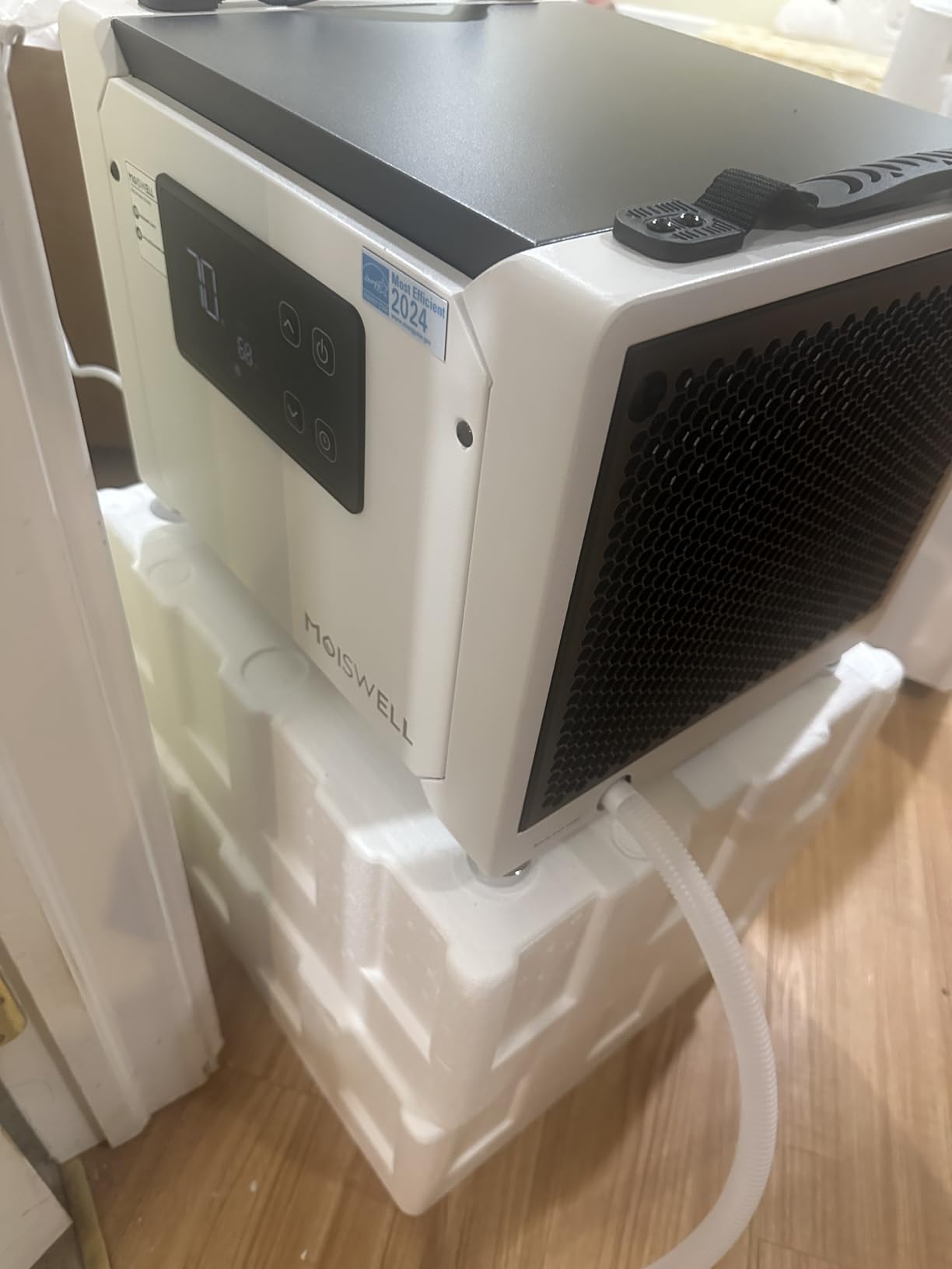 70 Pints Commercial Dehumidifier with Pump, Portable Crawl Space Dehumidifiers for Basement and Home, Energy Star Efficient Certified, Automatic Defrost - Customer Photo 3