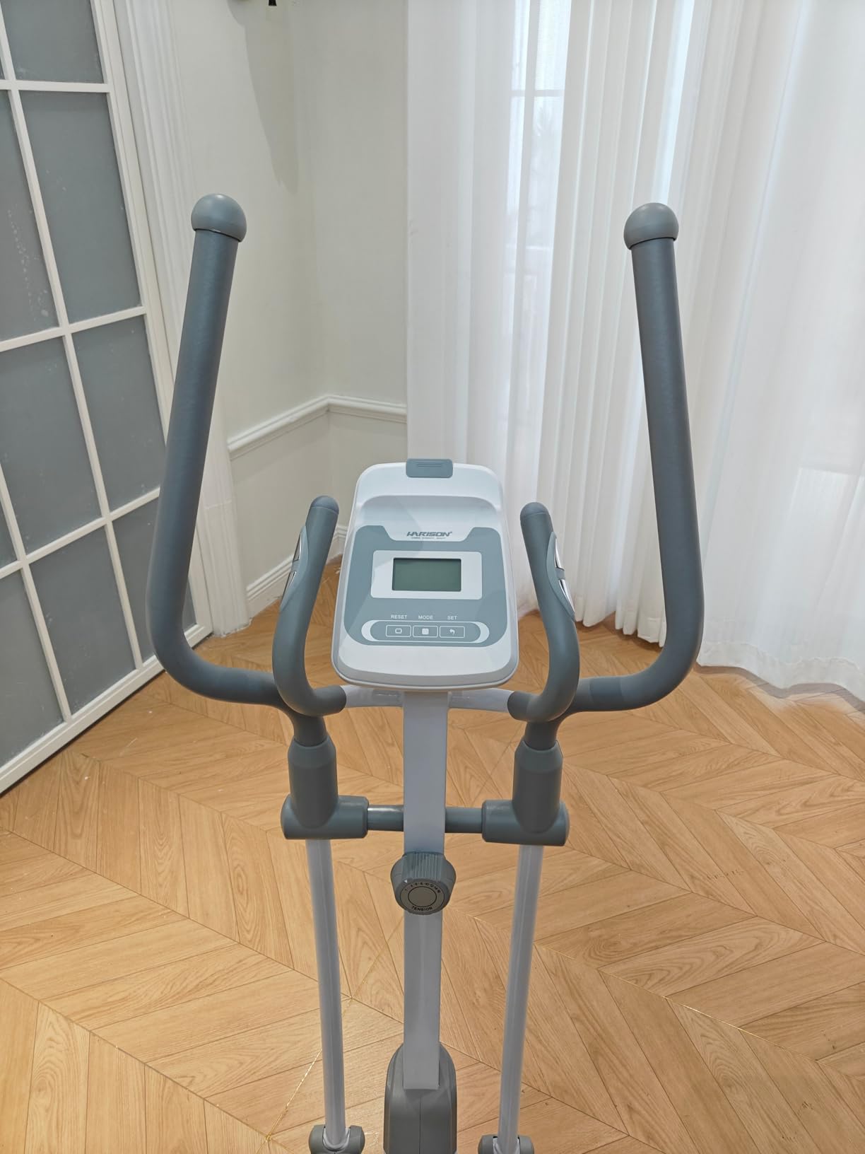 HARISON Elliptical Machine for Home 350 LBS Capacity, Magnetic Elliptical Exercise Machine with 16-Level Resistance Control, Elliptical Trainer with HARISON Bluetooth - Customer Photo 1