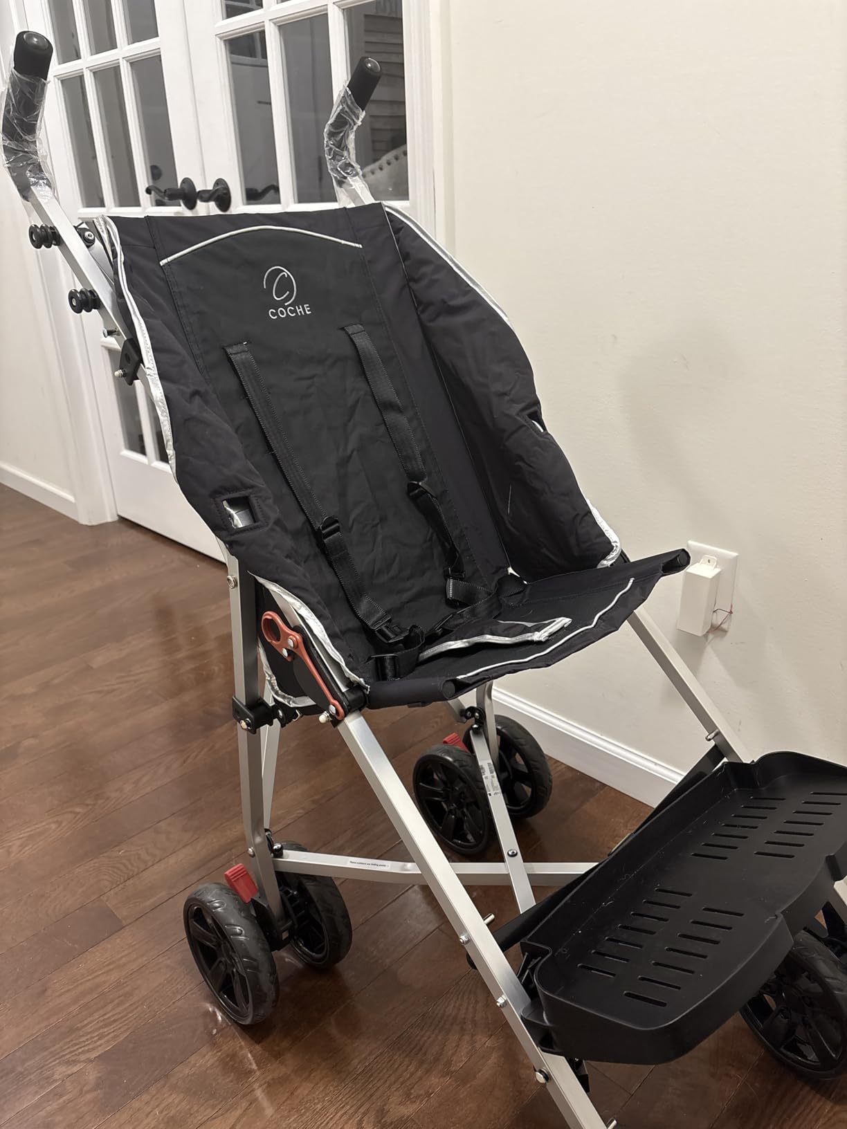 Coche XL Special Needs Stroller, Disability Stroller for Older Child, Larger Size Pushchair, Easy Folding System, Lightweight Aluminum Frame (Black) - Customer Photo 1