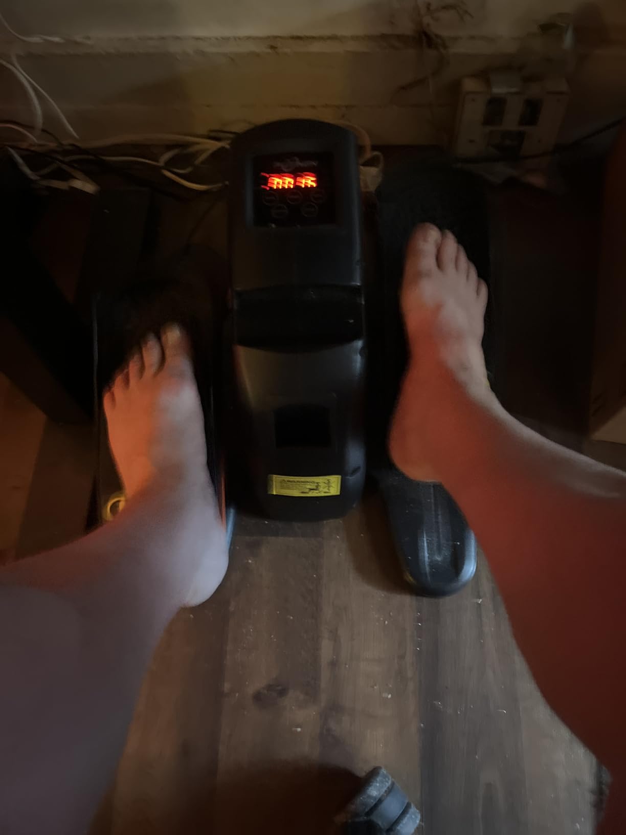 Under Desk Elliptical Machine, Electric Ellipse Leg Exerciser as Seen on Tv for Seniors with 12 Adjustable, Portable Quiet Elliptical Machine, Seated Pedal Exerciser with Remote Control Customer Review Under Desk Elliptical Machine, Electric Ellipse Leg Exerciser as Seen on Tv for Seniors with 12 Adjustable, Portable Quiet Elliptical Machine, Seated Pedal Exerciser with Remote Control - Customer Photo 2