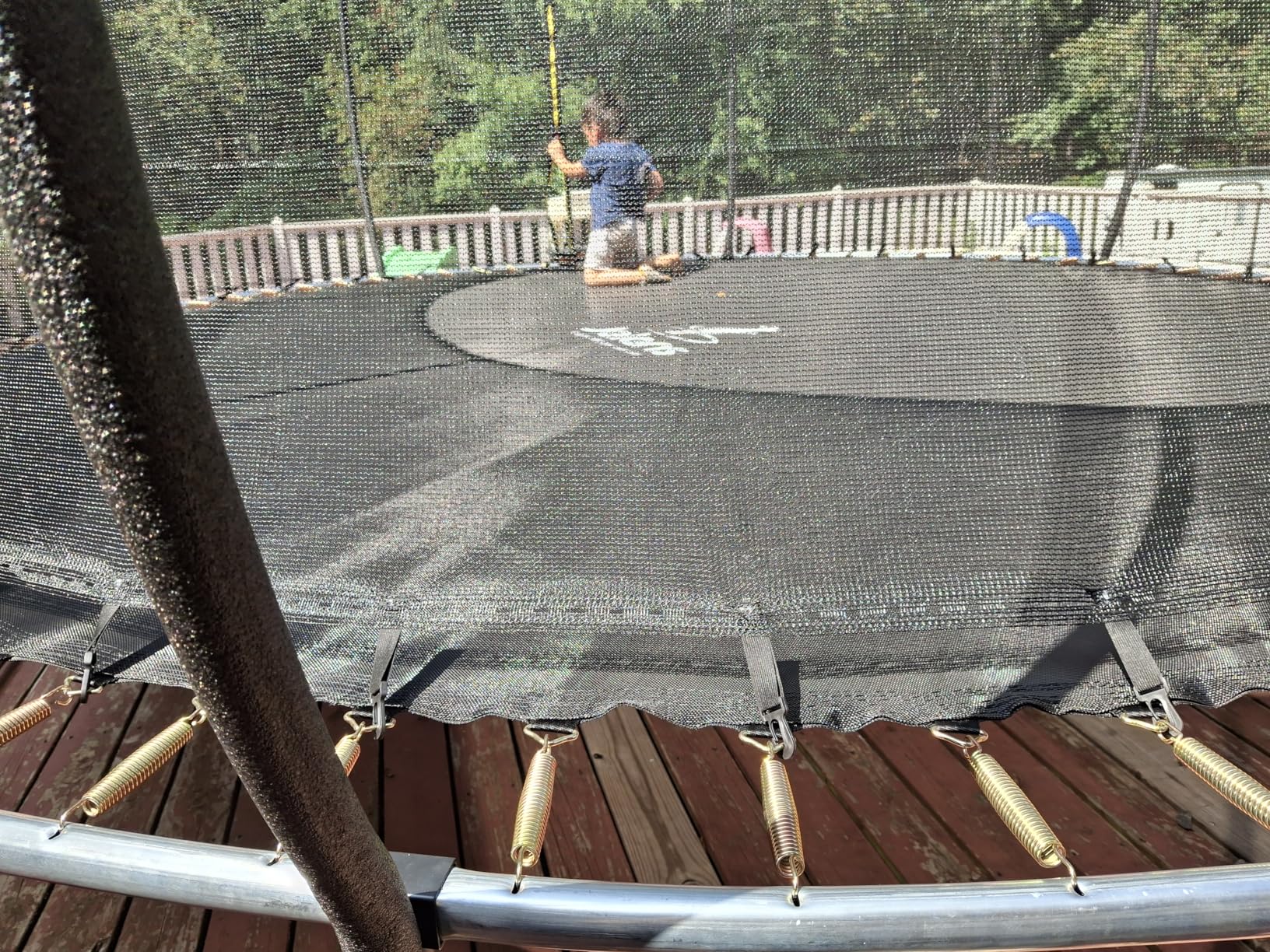 Trampoline 8FT 10FT 12FT 14FT 16FT, Recreational Trampolines with Enclosure Net and Ladder, Outdoor Anti-Rust Trampolines for Kids and Adults, ASTM Approved - Customer Photo 1