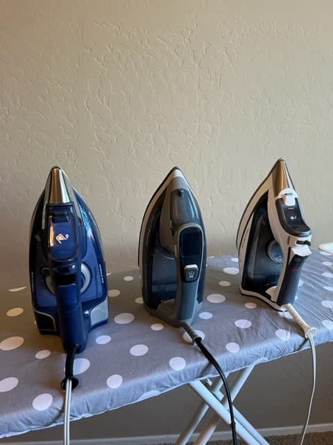 Pursteam SteamBurst+ 1750W Steam Iron, Ceramic Soleplate, Adjustable Steam, Burst of Steam, Self-Clean, Anti-Calc, Anti-Drip, Powerful & Long-Lasting Steam for All Fabrics - Customer Photo 3