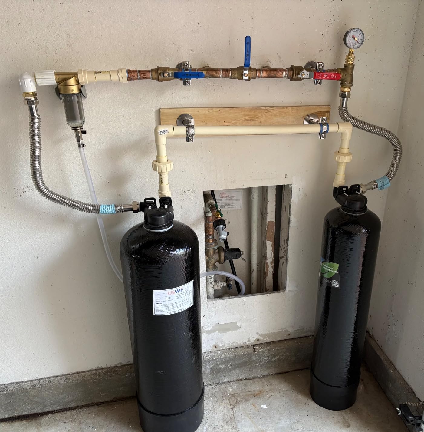 Water Softener Alternative | Salt-Free Water Conditioner | TAC Scale Prevention | 600,000 Gallon Capacity, 5-6 Year Life | Whole House Water Filtration System | Tier1 - Customer Photo 1