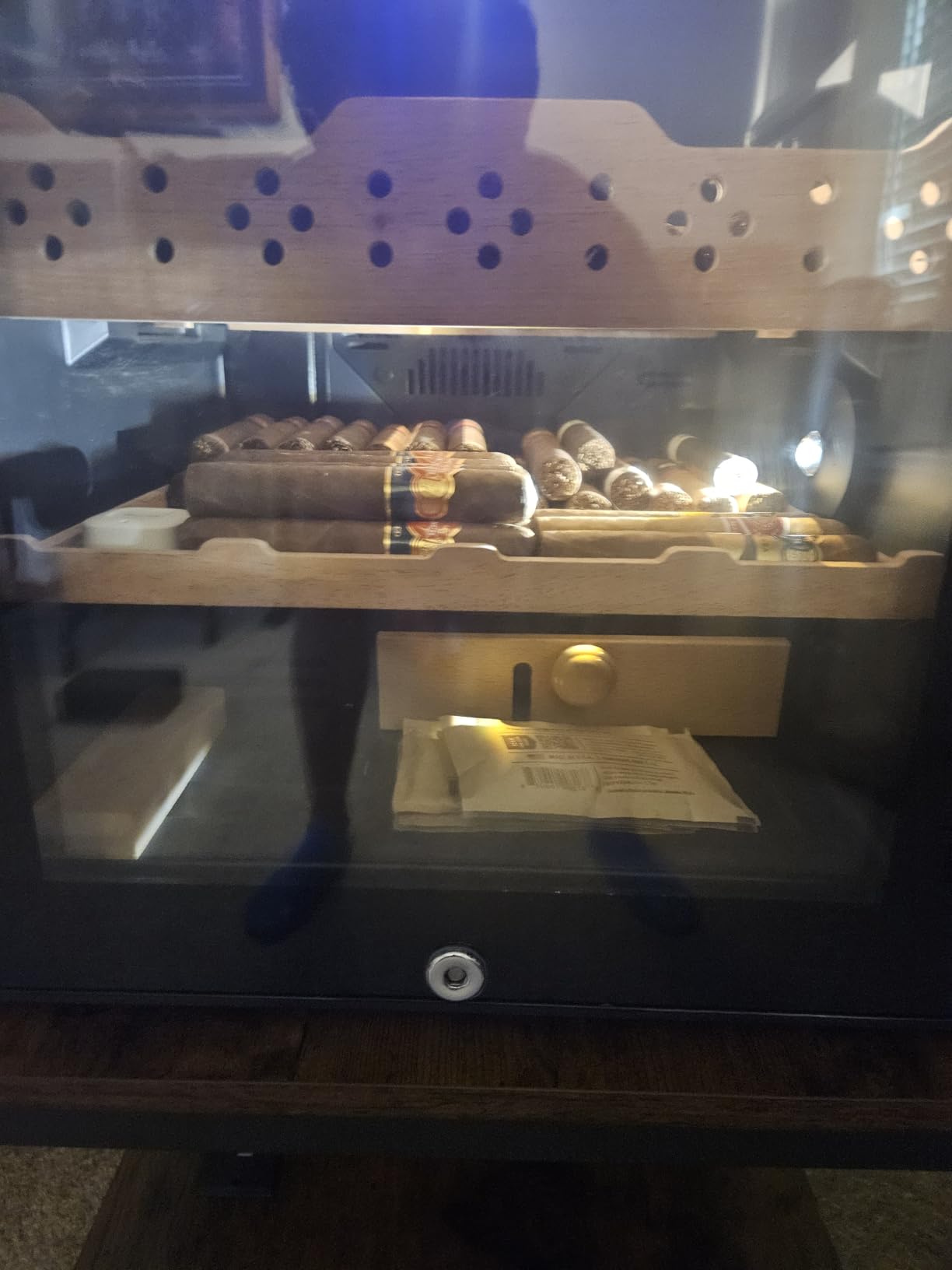 24 Inch Upgraded Three-Drawer Beverage Fridge, Weather Proof Outdoor Stainless Steel Beverage Refrigerator, Under Counter Built-in Beverage Cooler for Home & Commercial Use - Customer Photo 2