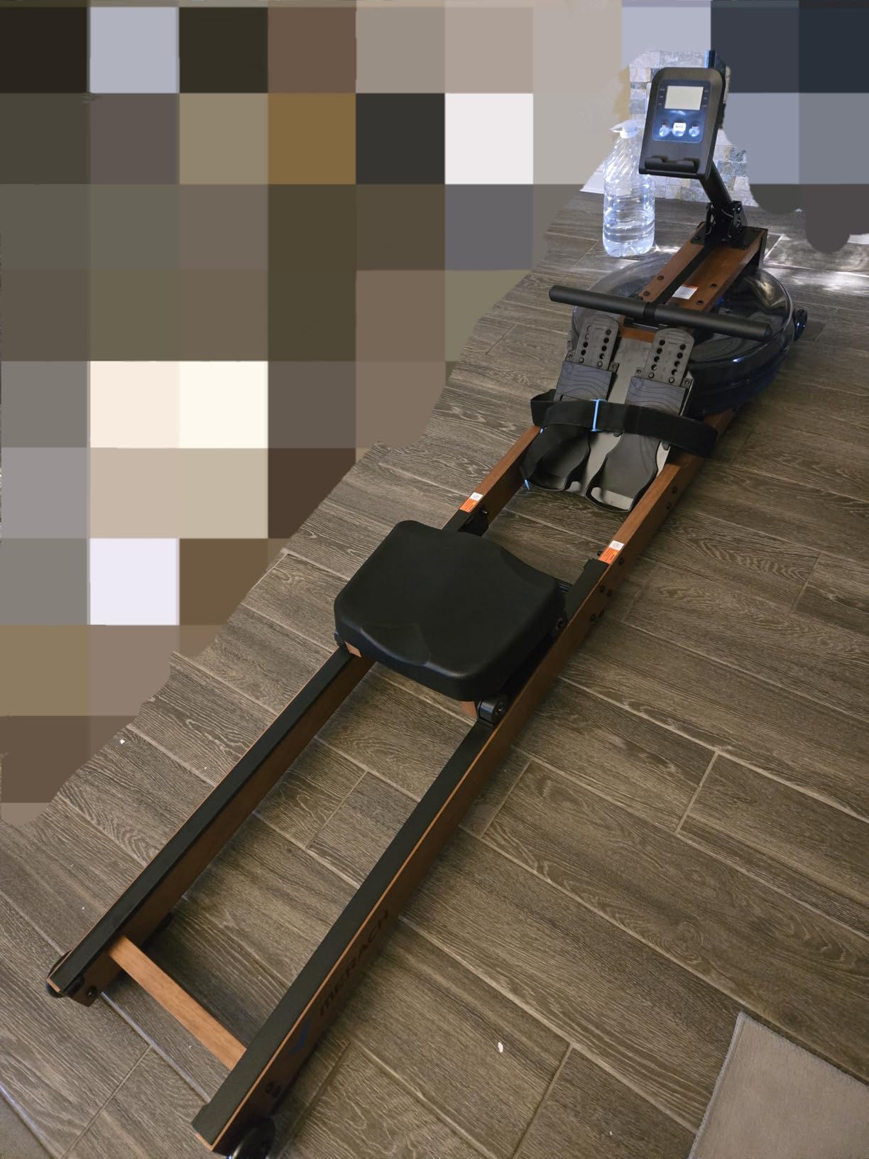 MERACH Water Rowing Machines for Home, Foldable Row Machine with 400LBS Weight Capacity, Dedicated Monitor and Comfortable Seat, Free MERACH App for Immersive Water Rower Customer Review MERACH Water Rowing Machines for Home, Foldable Row Machine with 400LBS Weight Capacity, Dedicated Monitor and Comfortable Seat, Free MERACH App for Immersive Water Rower - Customer Photo 1