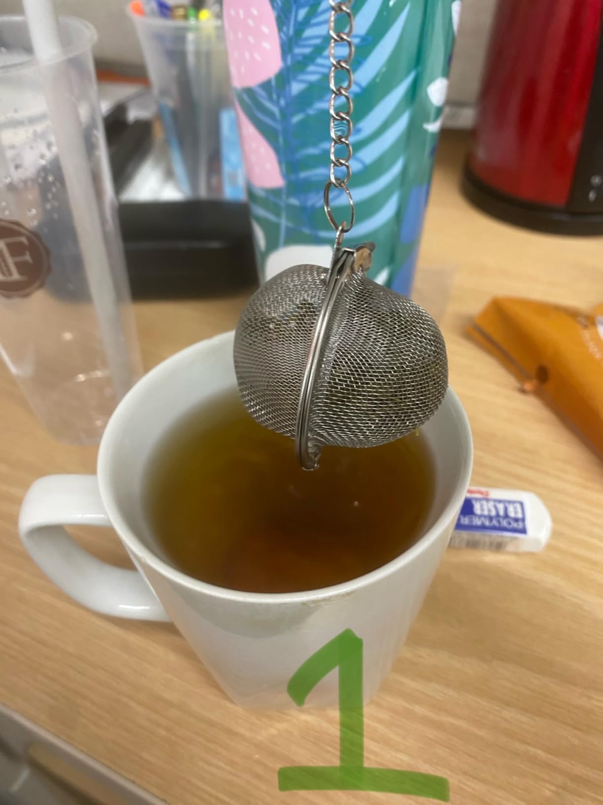2PCS Premium Tea Infusers for Loose Leaf Tea - Upgraded Tea Strainers and Tea Balls for Flavoring Herbal Spices and Seasonings - Customer Photo 1