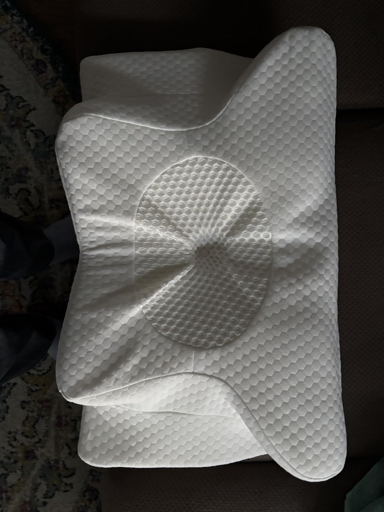 Sleep Doctor Approved Cervical Neck Pillow for Sleeping, Ergonomic Contour Side Sleeper Pillows for Adults, Cooling Orthopedic Pillow for Pain Relief Support, Memory Foam Pillows Back Stomach Sleepers - Customer Photo 1