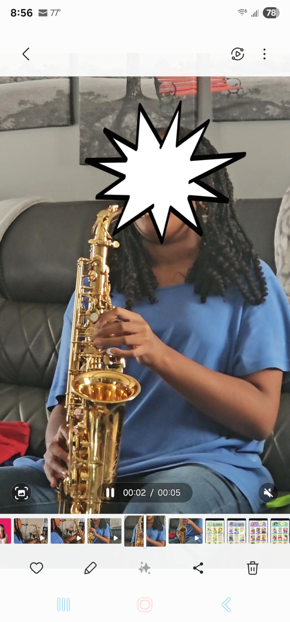 Alto Saxophone Beginner Kit for Adults, Student Saxophone Eb, Professional Brass Saxophones Instrument with Sax Case, Mouthpiece, Reeds - Customer Photo 1