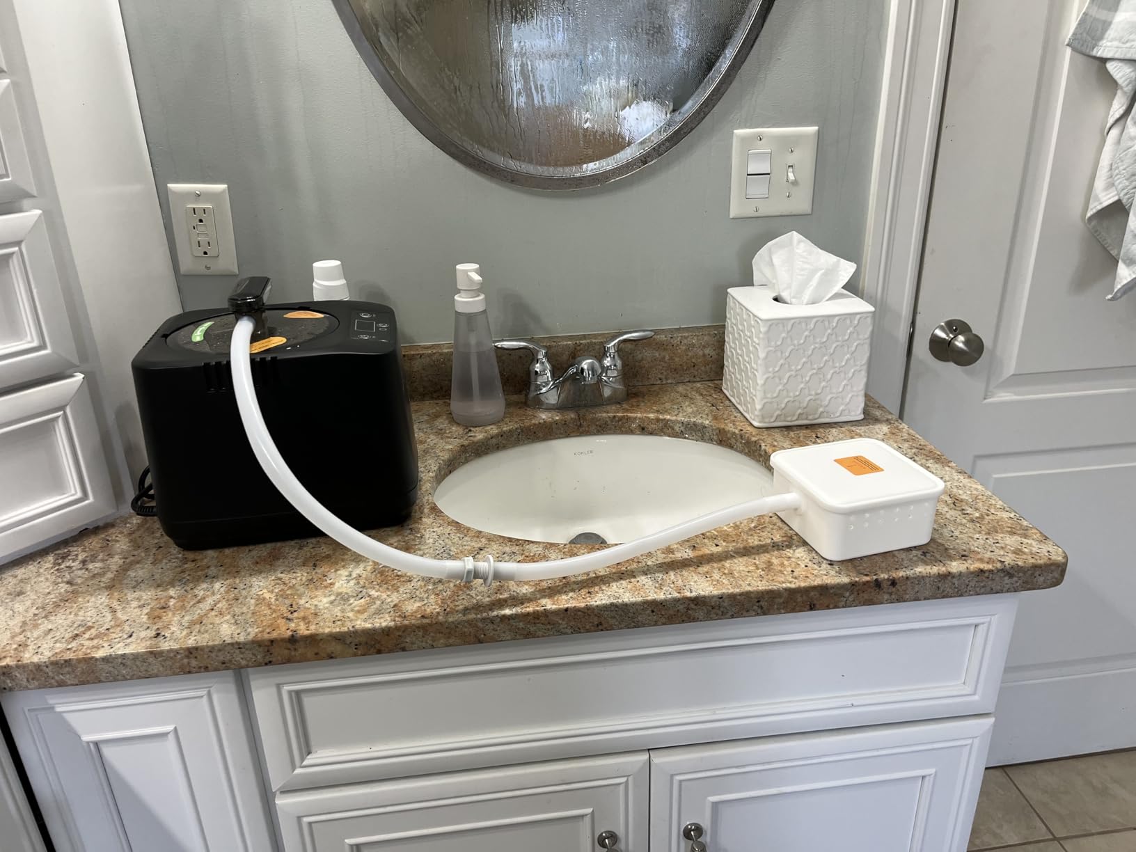 Portable Sauna Steamer Machine with Remote Control, 3L 1200W Upgrated Steam Generator for Sauna, 9 Levels, 120 MIN Timer, for Home Spa Sauna Accessories - Customer Photo 1