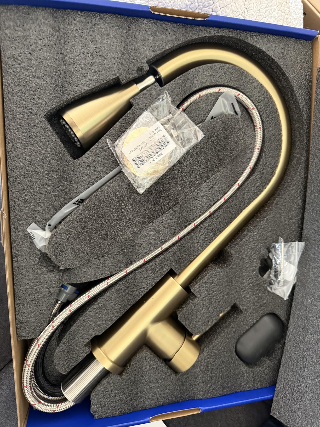 Kitchen Faucets with Pull Down Sprayer, High Arc Single Handle Stainless Steel Commercial Kitchen Faucet 1 or 3 Hole Sink Faucet - Customer Photo 1