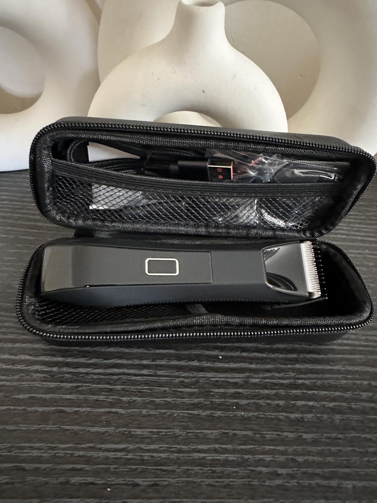 Manscape Body Trimmer for Men, Groin & Body Hair Trimmer, Ball Foil Shaver, Nose Hair Clippers, 3 in 1 Men's Waterproof Wet/Dry Groomer with Travel Case &Travel Lock, LED Display, Black - Customer Photo 1