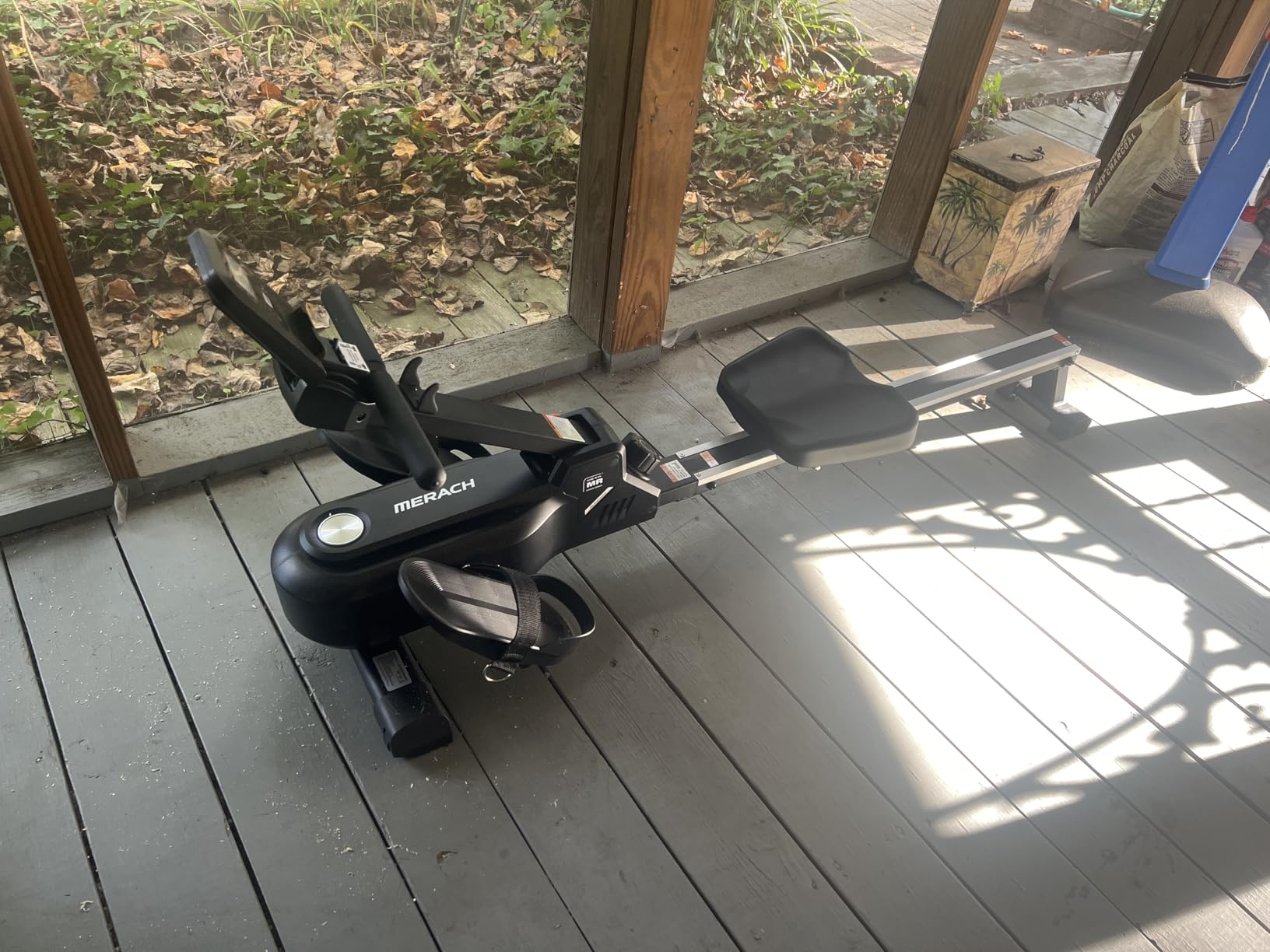 MERACH Foldable Rowing Machines for Home, Magnetic Rowing Machine with 16-Level, Compact Row Saves 20% Space, 350 LBS Load Capacity, Free MERACH App and 1000+ Champion Coaching Course & Games - Customer Photo 1