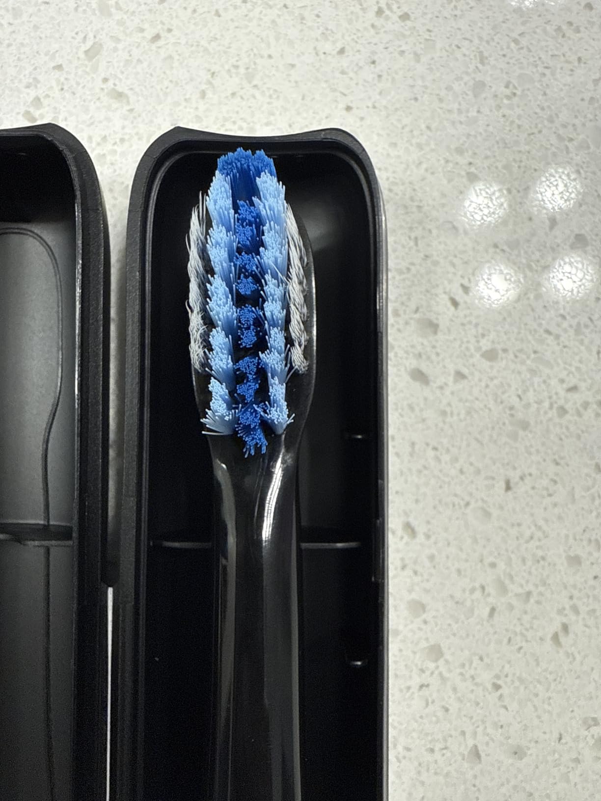 Bitvae Ultrasonic Electric Toothbrush for Adults and Kids, ADA Accepted Travel Toothbrush with Rechargeable 60-Day Battery Life, 5 Modes, 8 Heads, Case, Holder, Frost White - Customer Photo 2