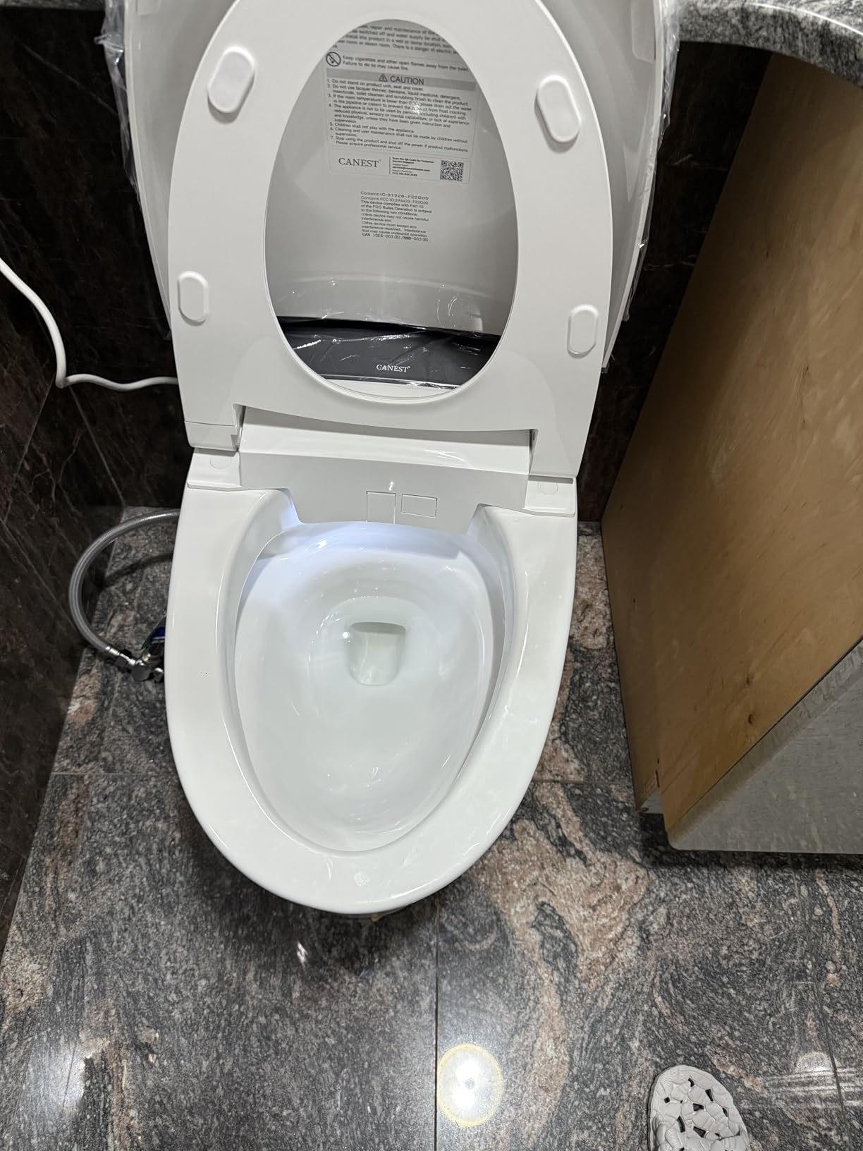 CANEST Smart Toilet with Bidet Built in, 1000 Gram MaP Flush Score, Bidet Toilet 12